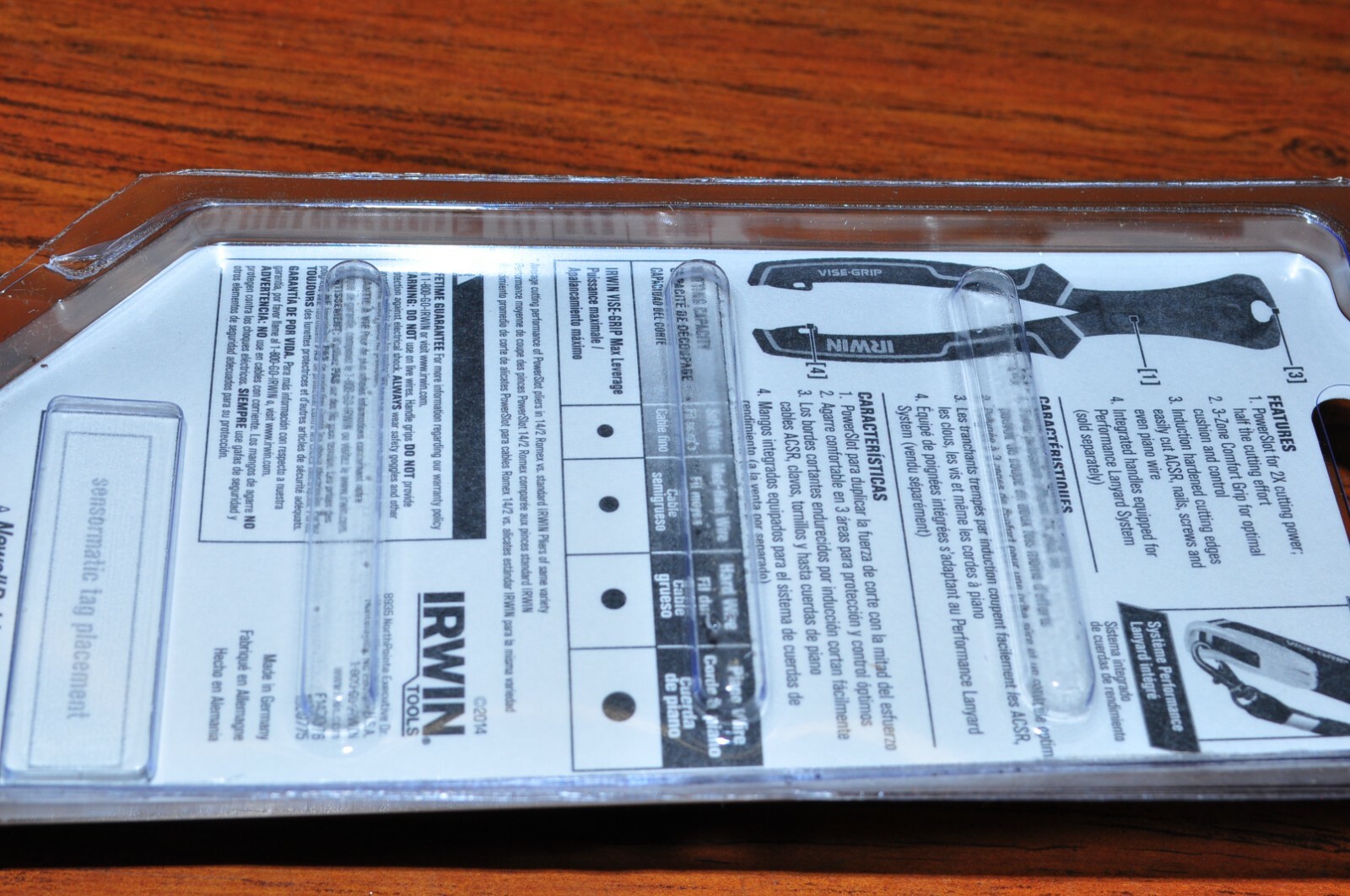 8″ Max Leverage End Cutting Pliers with Power Slot Made in Germany