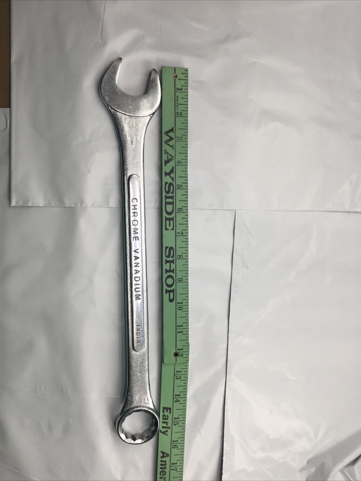 Pittsburg Chrome 1-1/4” Combination Wrench Open Closed End 12 Point