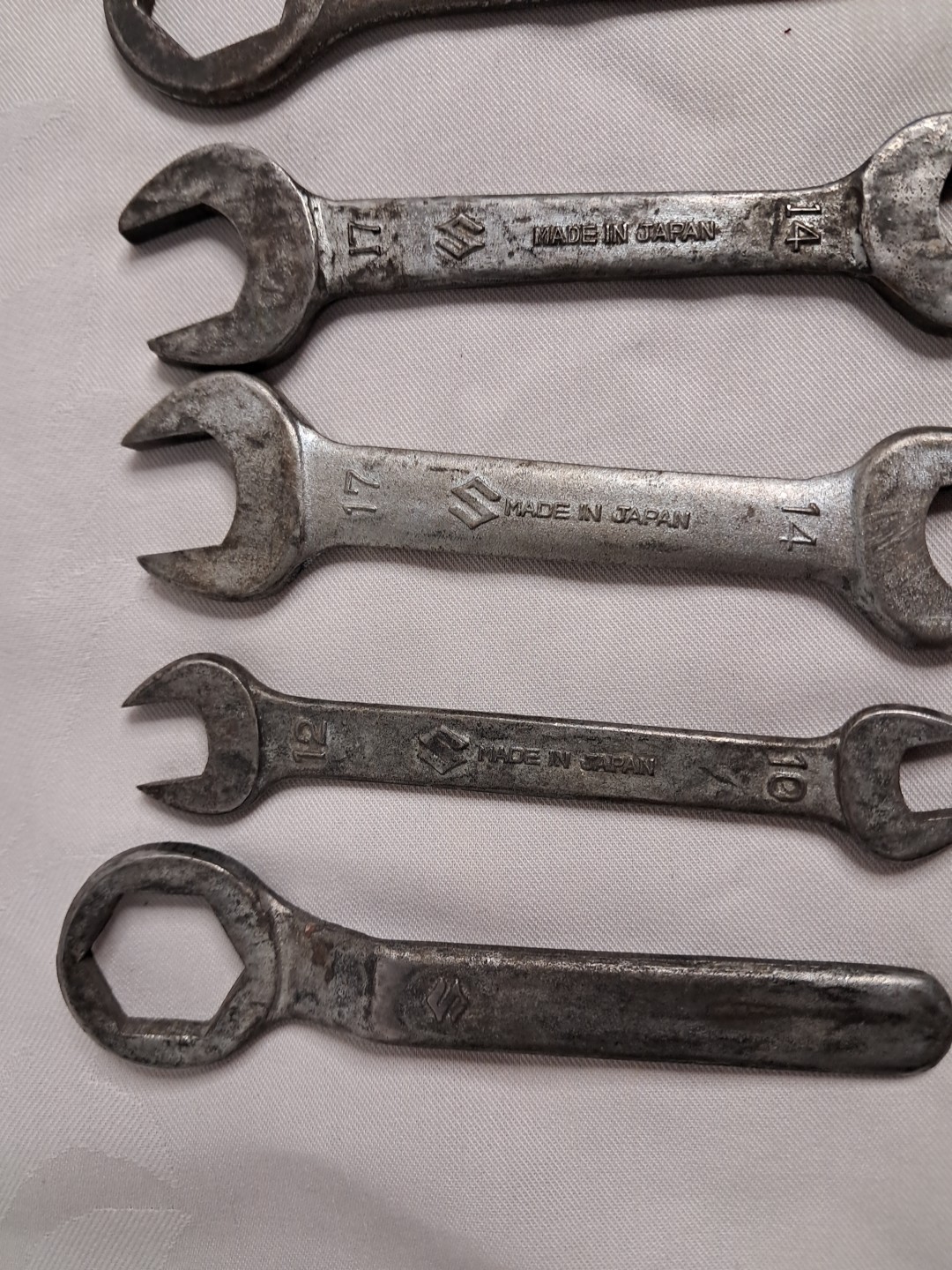 Lot Of 9 Vintage Motorcycle Tools Suzuki & HM (See Photos For Description)
