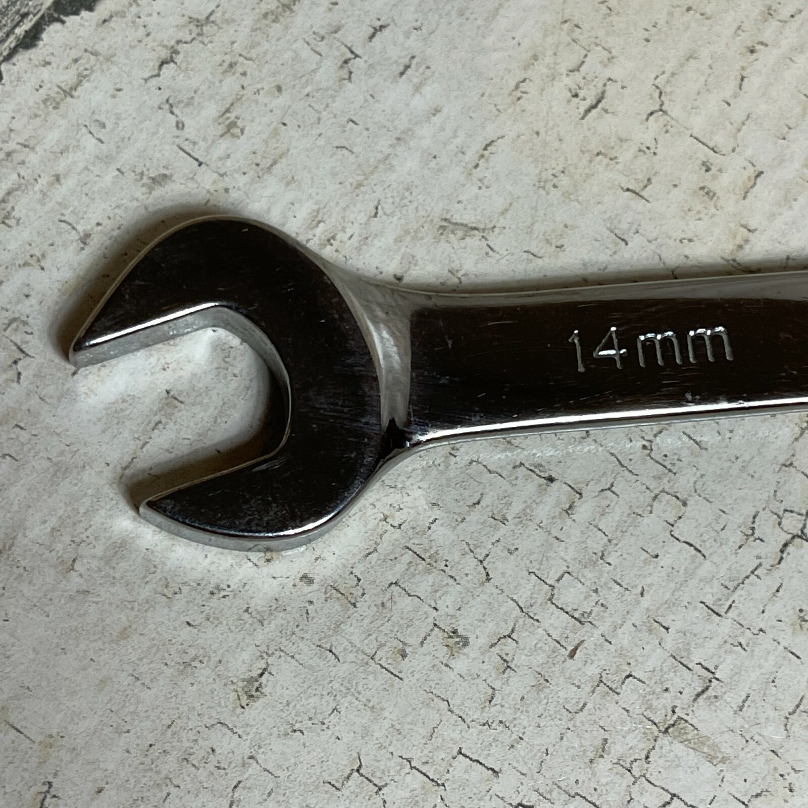 U.S. ARMY SURPLUS – KD 14MM COMBINATION WRENCH 12pt 63514 MADE IN USA Polished