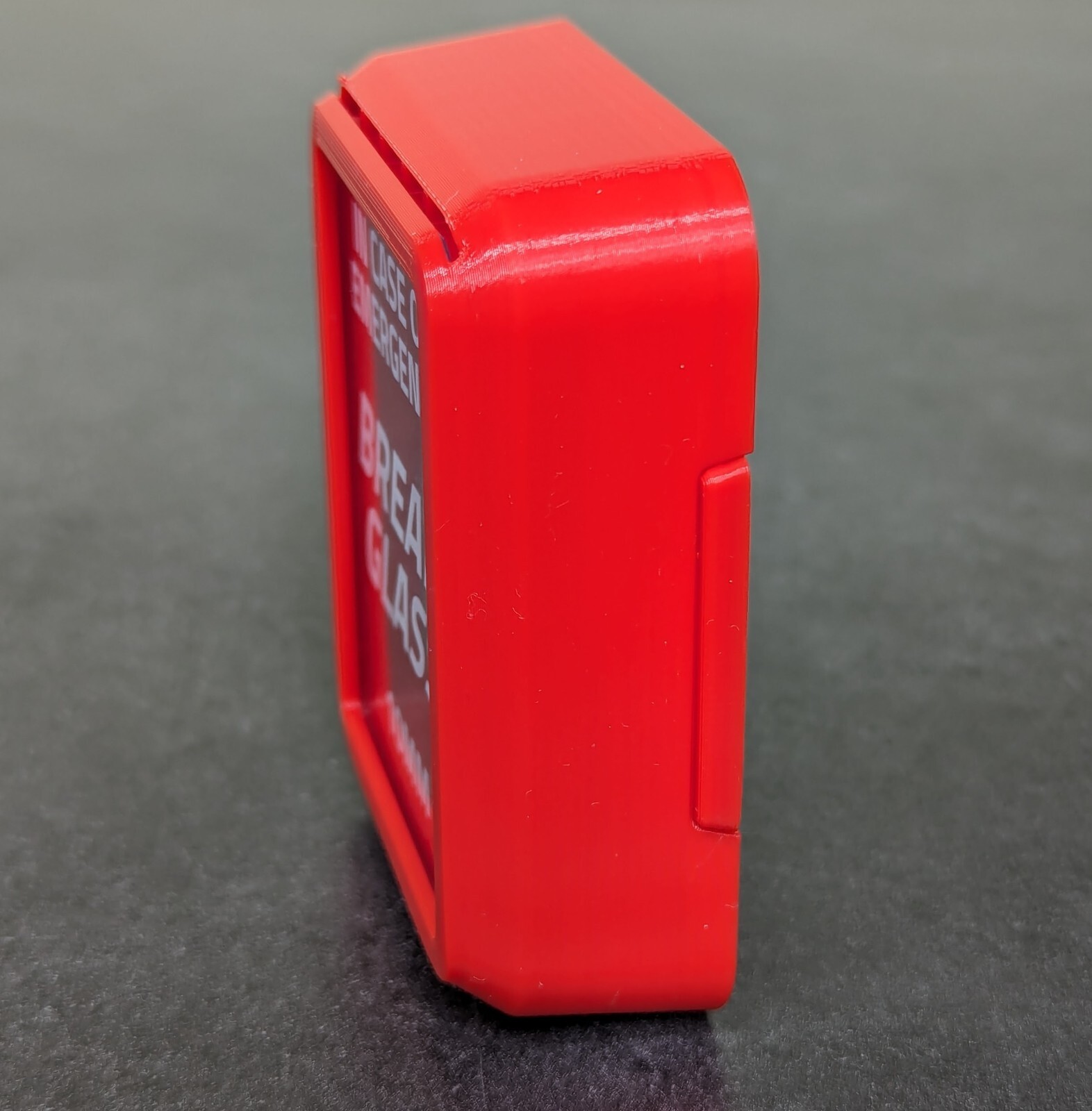 In Case of Emergency 10mm Socket – «Break Glass» Display Case – RED