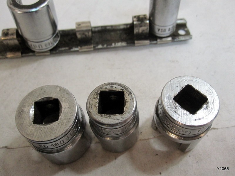 Snap On set of 5 sockets. FD180, 170, 160, 150, 120. see description