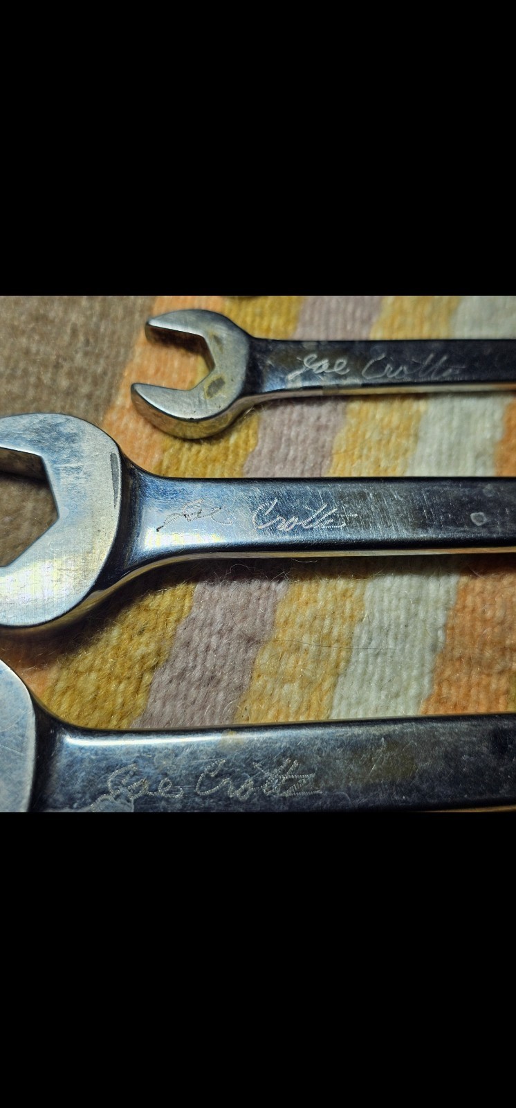 Matco Tools 5 Piece SAE Combination Matco Wrench Set See Photos Tools Pre Owned