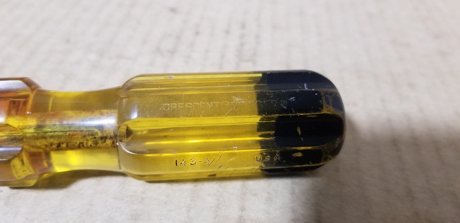 Vintage Crescent Bridgeport USA 143-4 Flat/Slotted Screwdriver , VGC