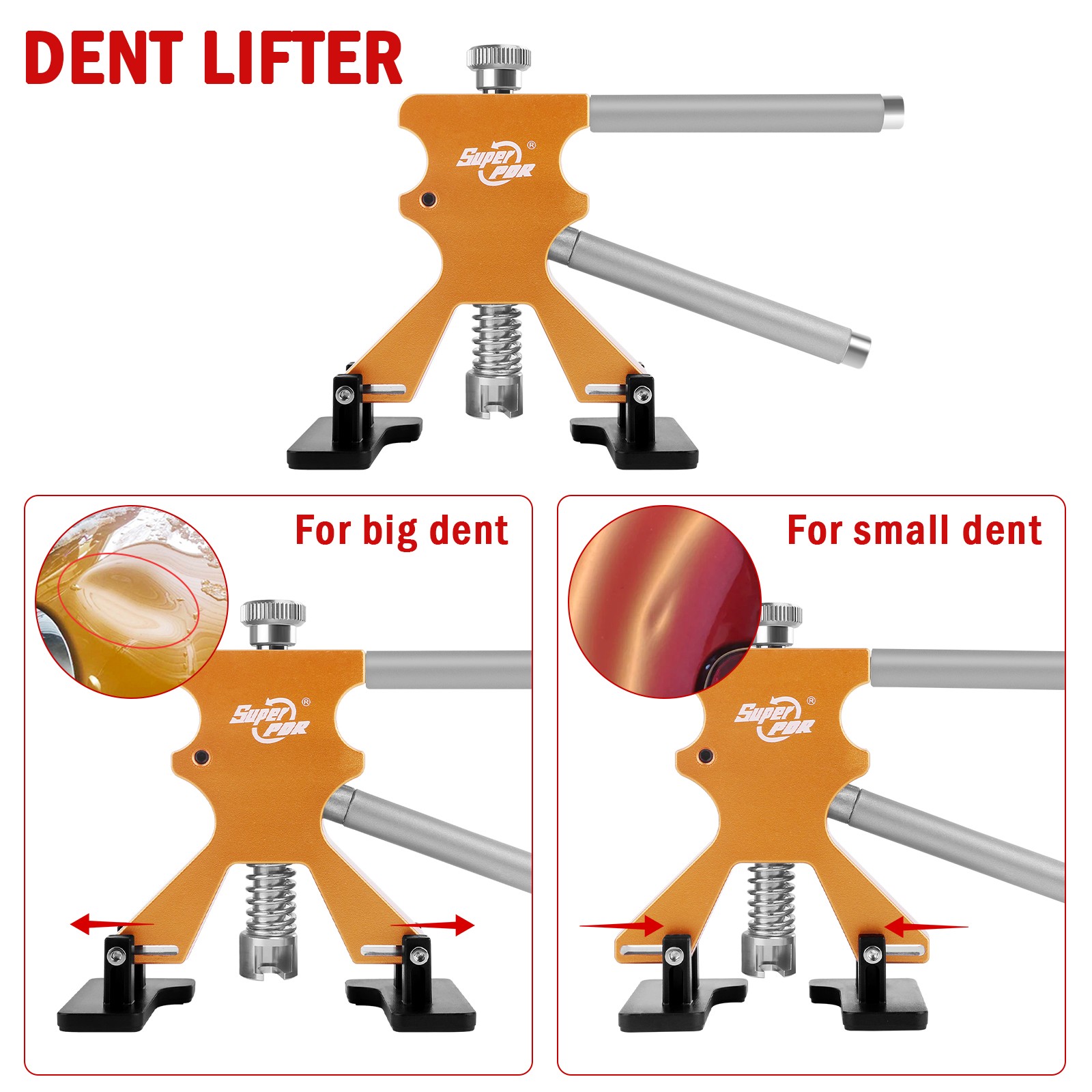 PDR Car Body Dent Puller Kit Auto Body Repair Tools Paintless Hail Remover New