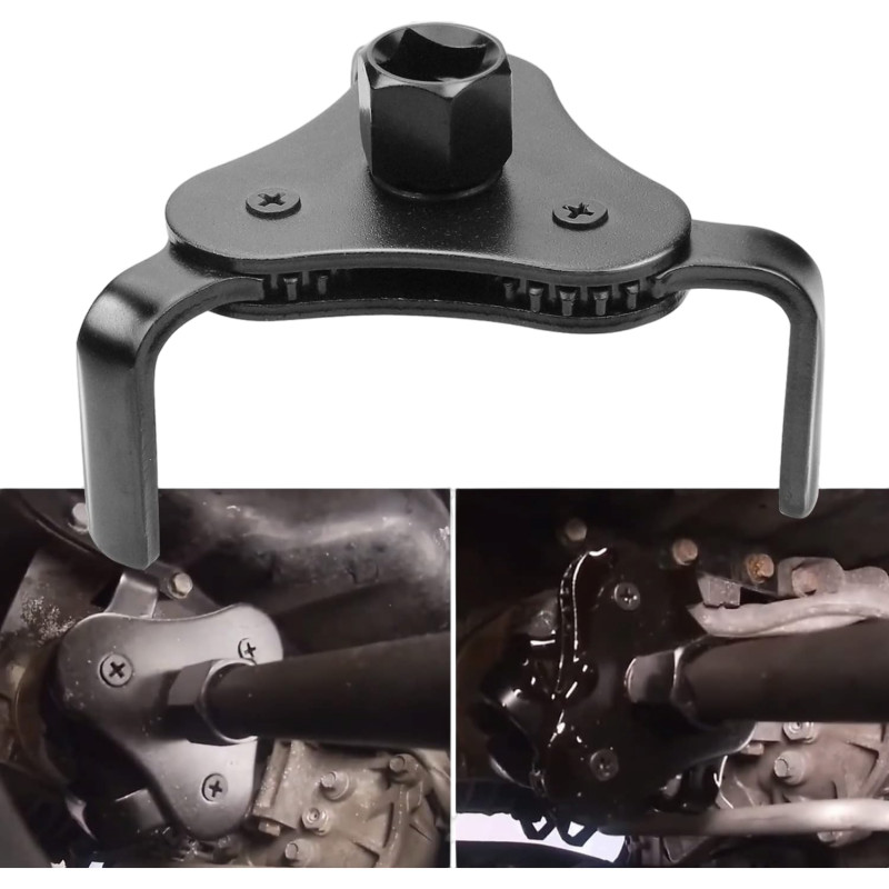 Universal 55-115mm Car Repair And Maintenance Three-Claw Oil Filter Removal Tool