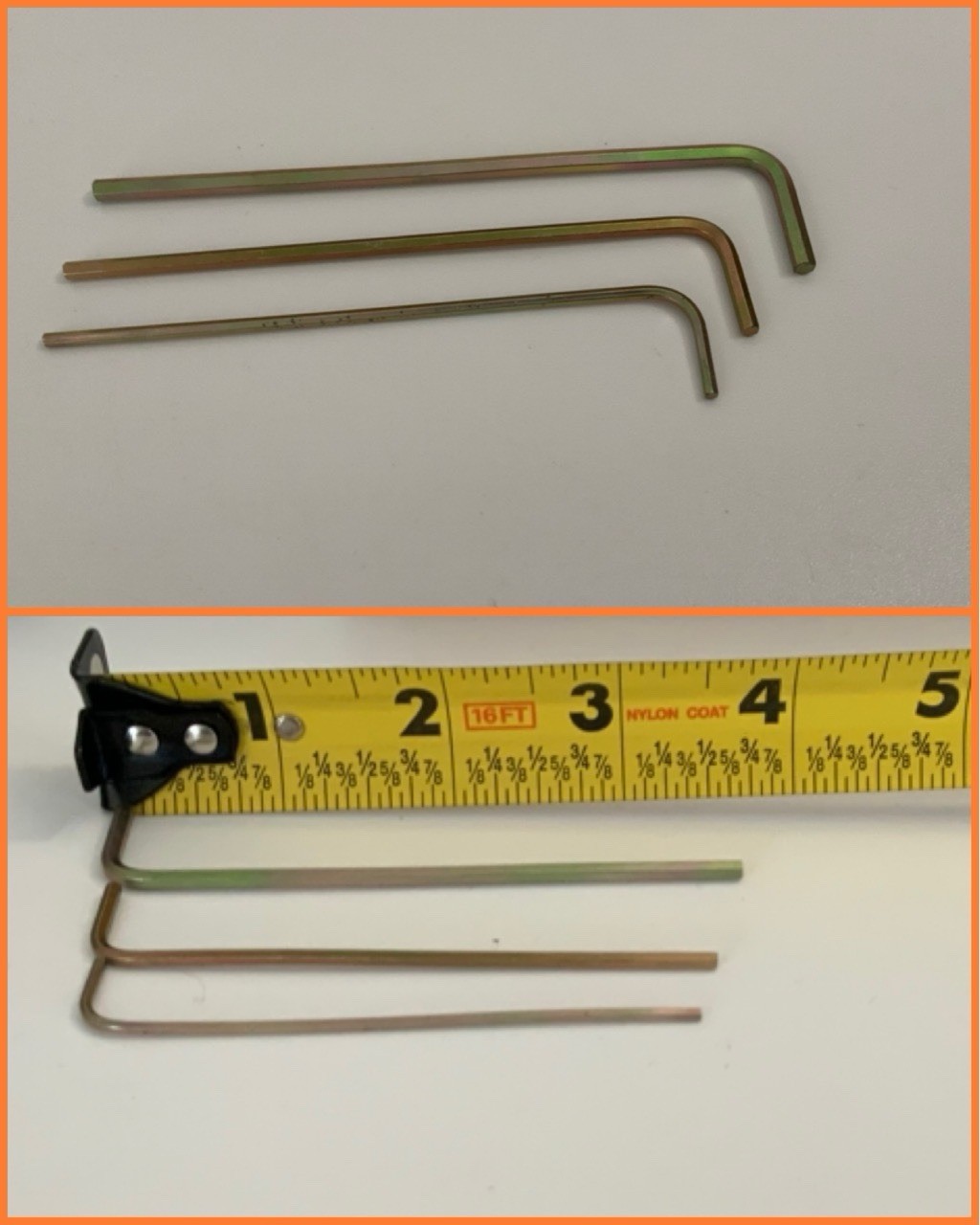 SNAP ON Hex Keys/Allen Wrenches -SET OF 10 – 3/4/5/6/8/10/12 mm Plus 3 Minis