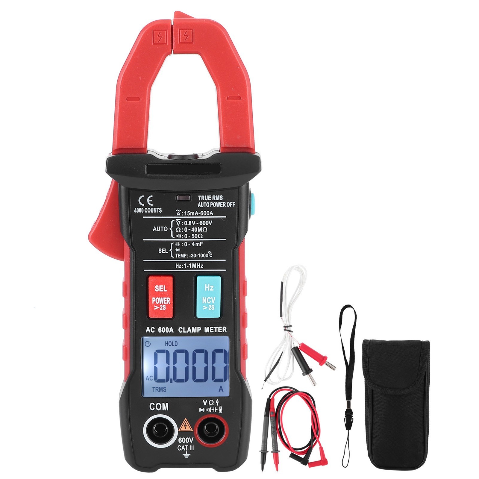 ZT QB3 ZT QB4 clamp multimeter 4000 count display AC DC voltage measurement