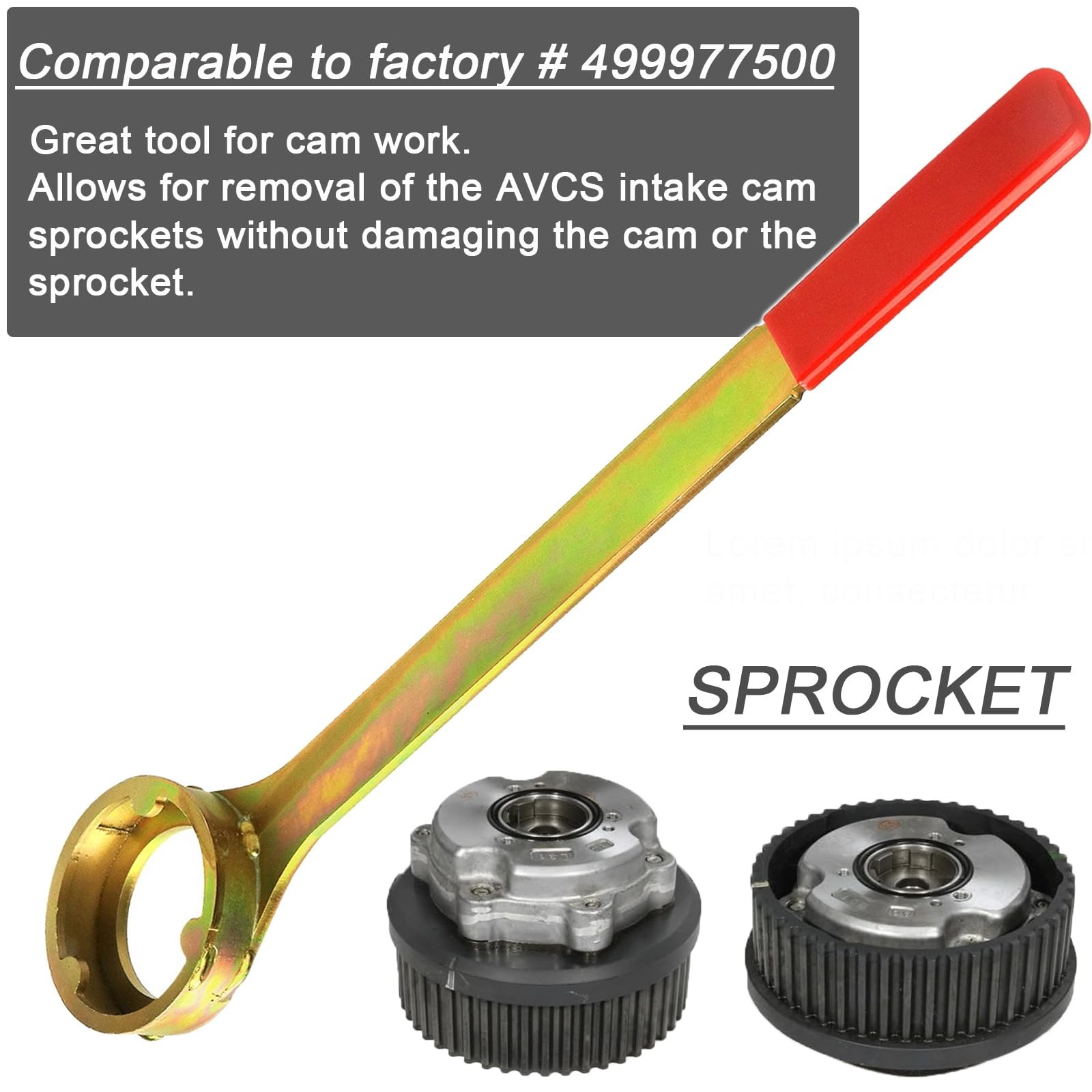 For Subaru AVCS Intake Cam Sprocket Holding Tool,for Impreza WRX STI Forester XT