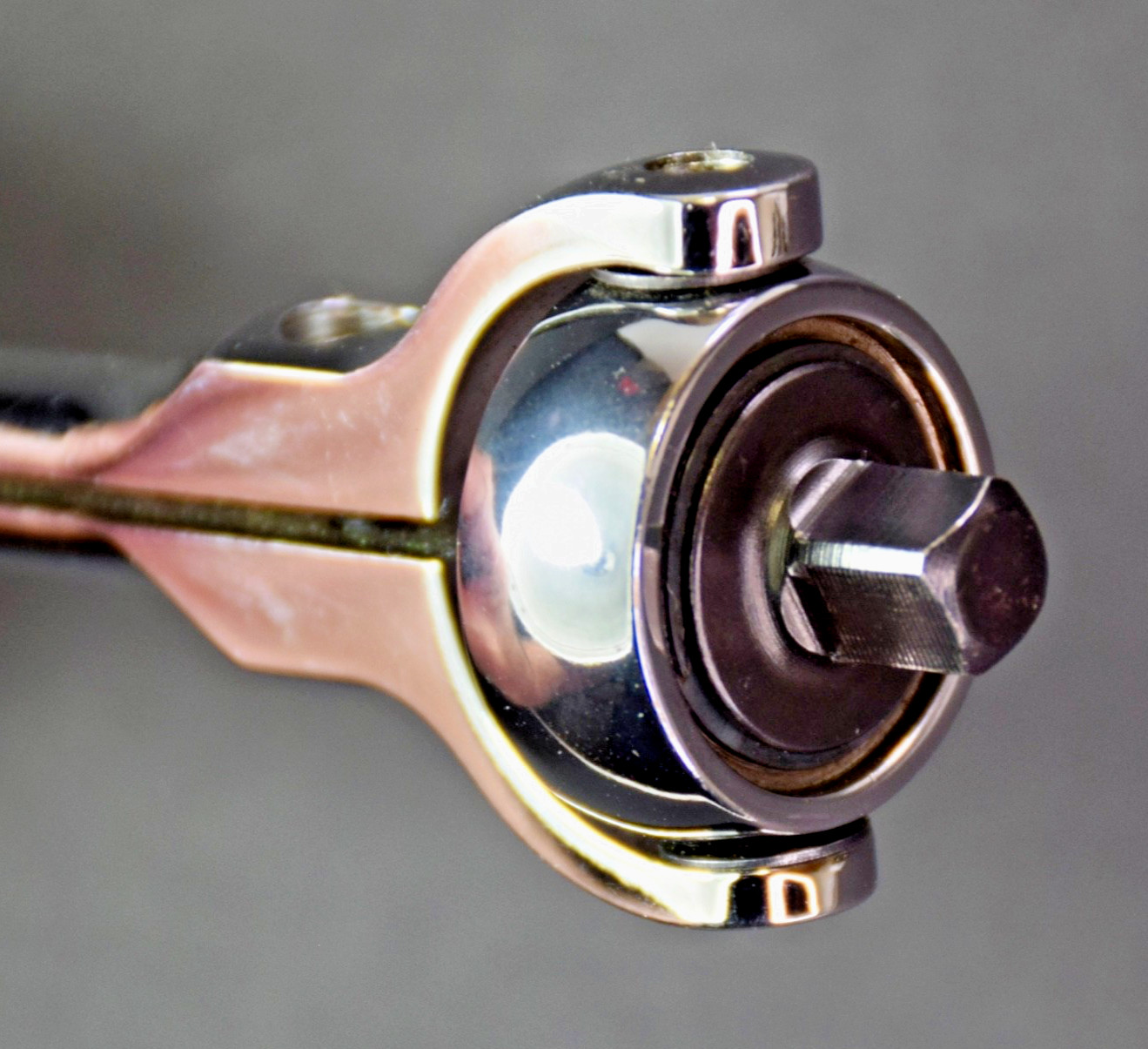 Snap On Tools TM738 1/4″ Drive Swivel Flex Roto Head Ratchet Rare Non Use, USA!
