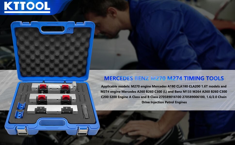 ZKTOOL Engine Camshaft Timing Tool for Mercedes Benz M133 M260 M270 M274