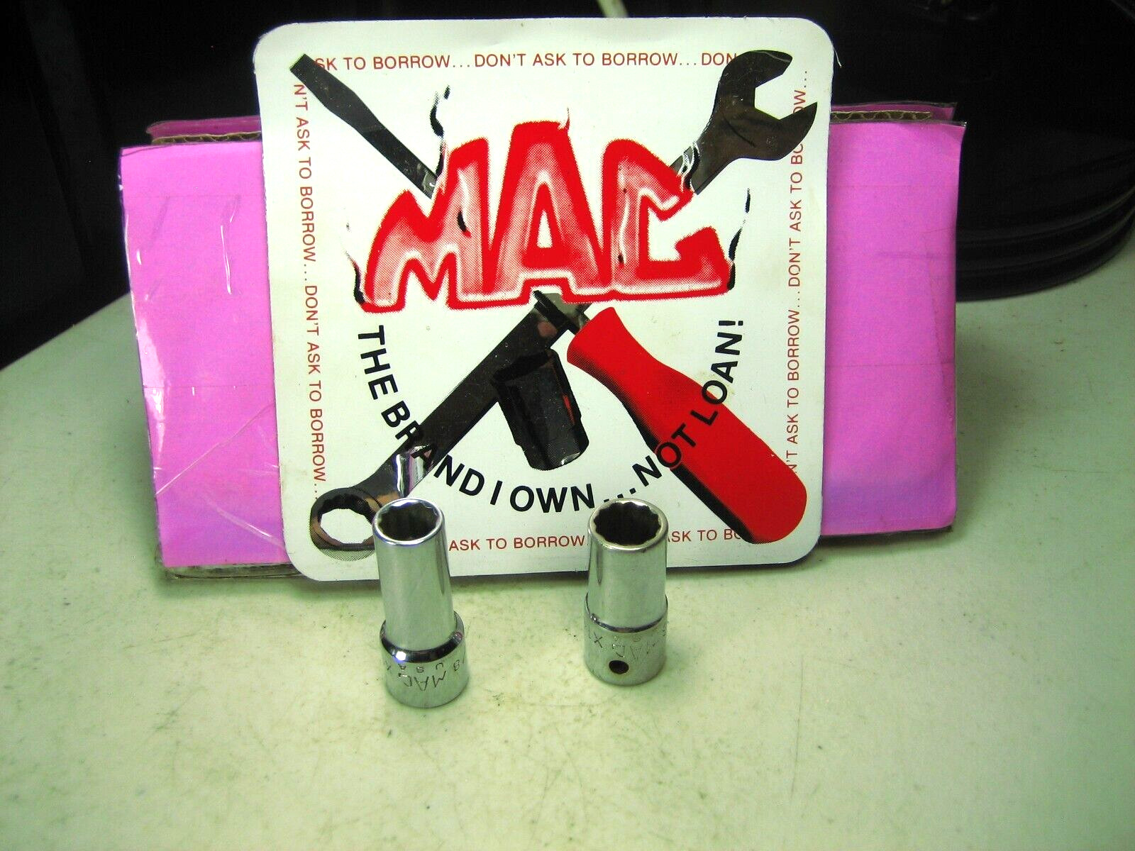 MAC – Lot Of 2 Sockets , 3/8” Drive, 12 Pt, (3/8” XD122)( 7/16” XI142)