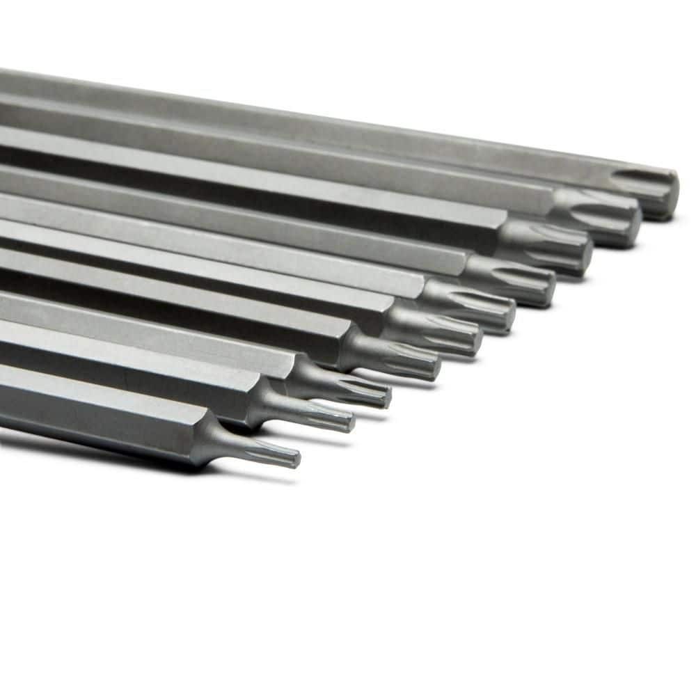 GEARWRENCH 10 Pc. 1/4″ &amp 3/8″ Drive Long Torx Bit Socket Set – 80588
