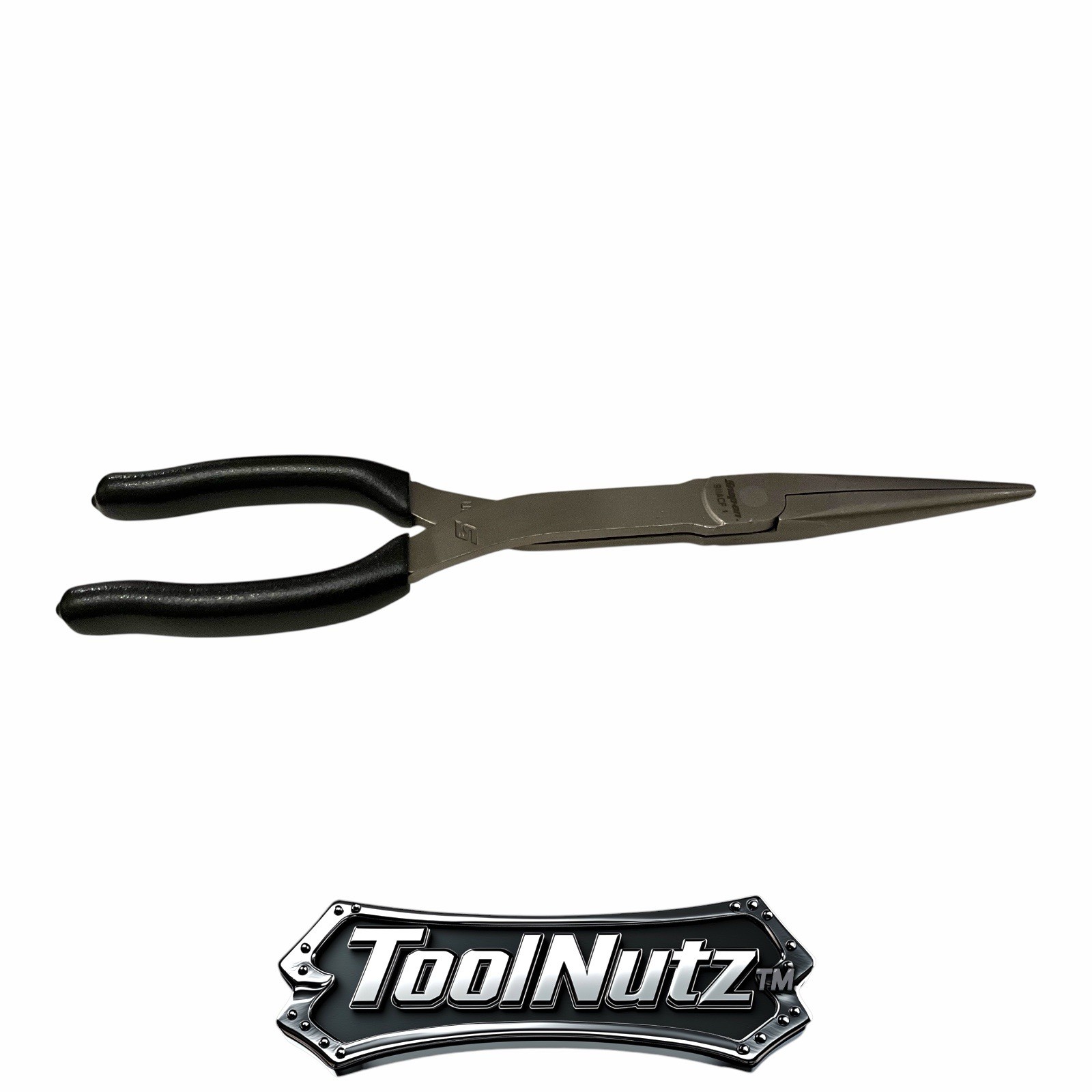 Snap-on Tools NEW 911ACFBK 11″in. BLACK Soft Grip Rounded Jaw Needle Nose Pliers