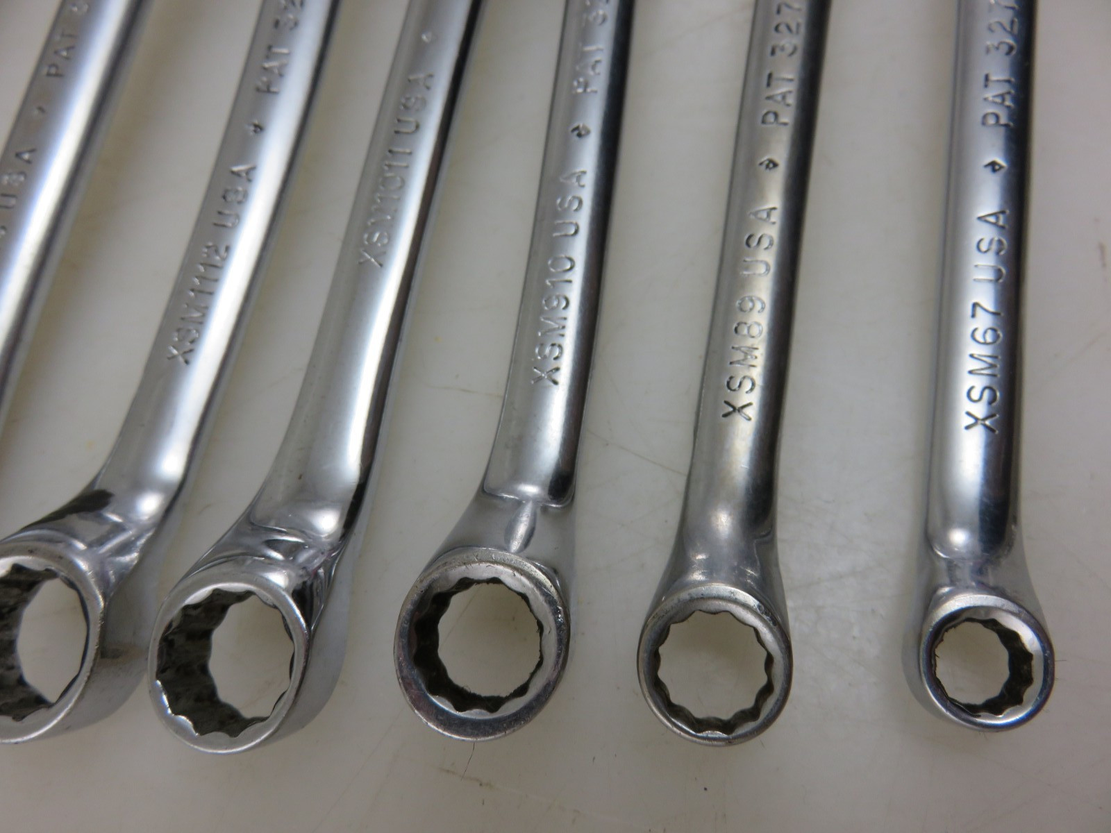 Snap-On XSM METRIC SHORT 10° Offset Box End Wrench 8pc Set 6mm-20mm