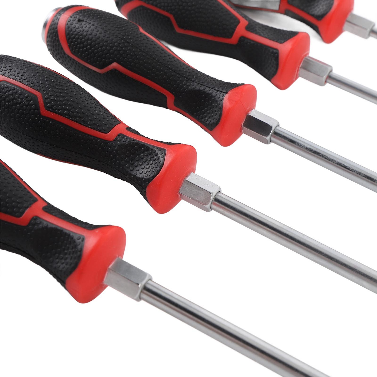 5Pcs 450mm Extra Long Screwdriver Set PH2 PH3 PZ2 PZ3 8mm Magnetic Hea GDUM
