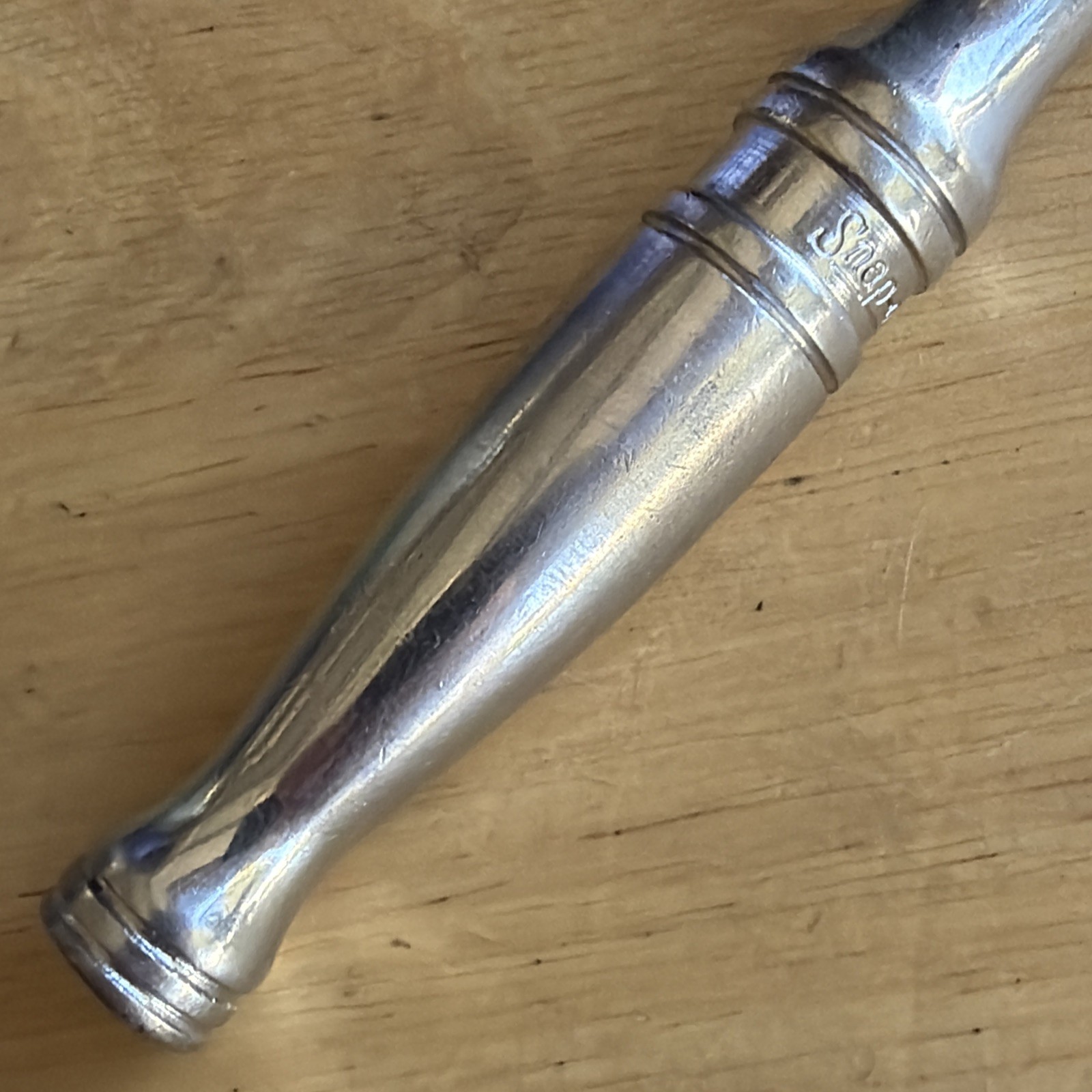 Snap On Tools 7-3/8″ Long Ratchet 3/8″ Drive F720 Vtg Made in USA READ!