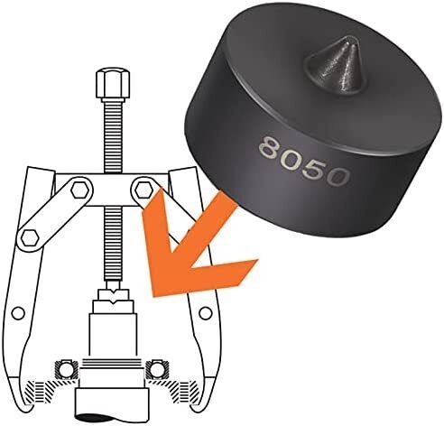 522 Large Gear and Pulley Puller + 7393 Tapped Holes + 8056 Shaft Protectors Set