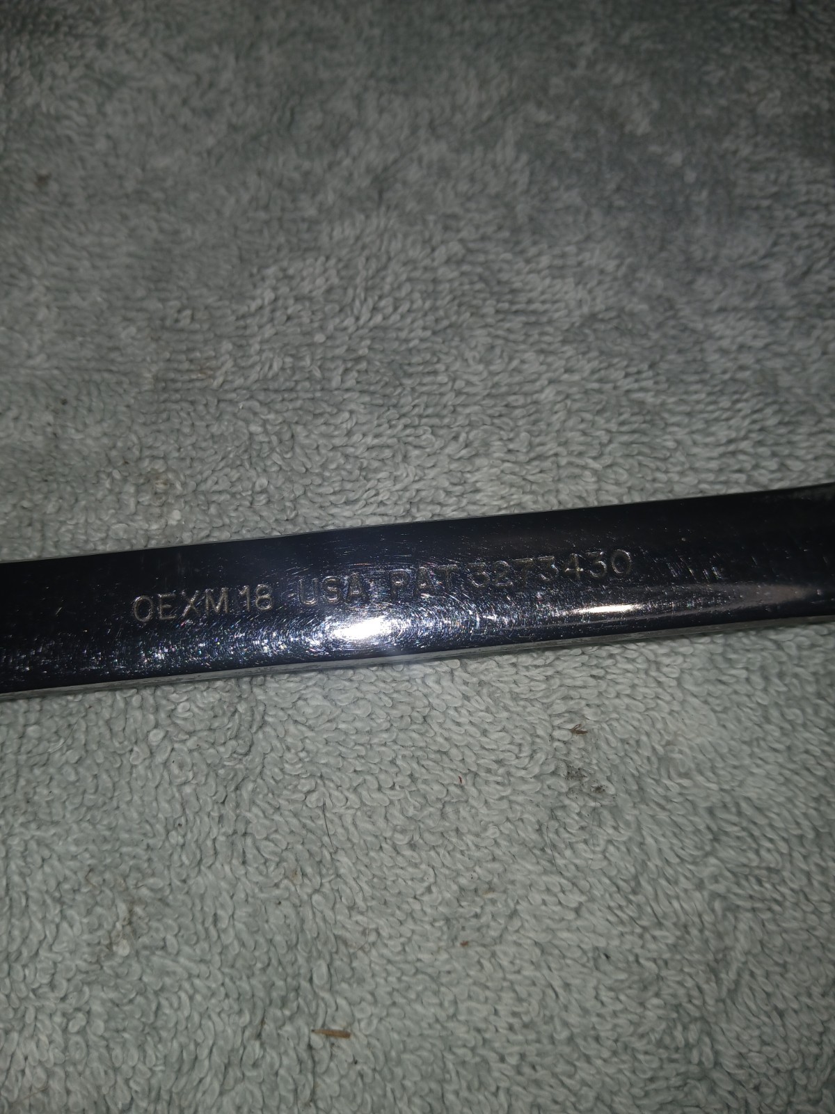 Snap On Tools OEXM18B 18 mm 12-Point Metric Flank Drive Short Combination Wrench