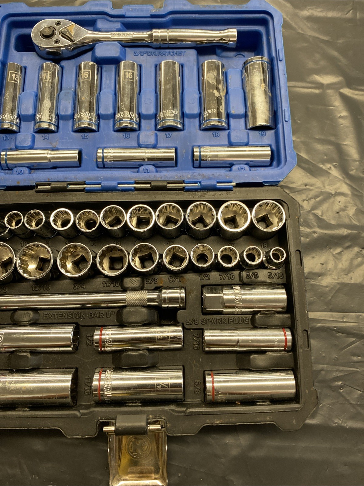 Kobalt 40-Piece Standard (SAE) and Metric Polished Chrome Mechanics Tool Set