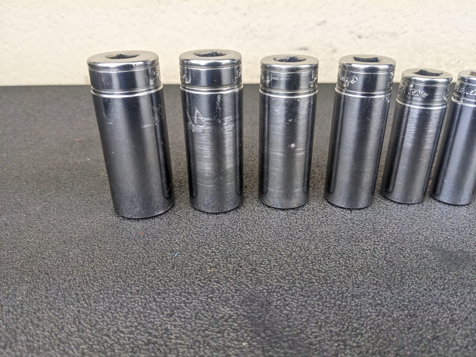 #bm403 Snap on Tools 211SFSY 3/8″ Drive Deep Chrome Socket Set Socket Set