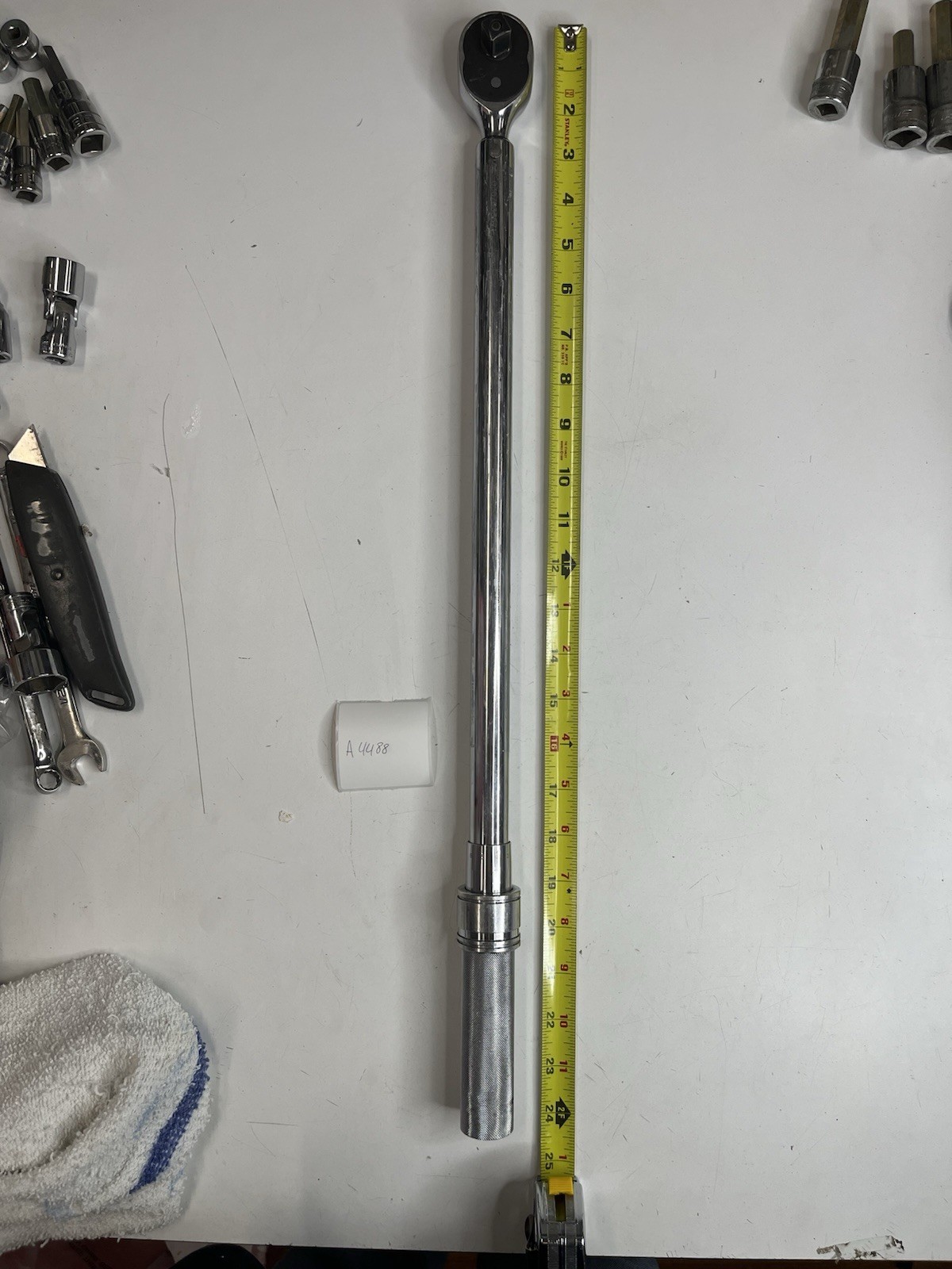 A-4488 GearWrench 2503MFRHSS 1/2” Drive 24” Flex Head Ratchet FOR PARTS Repair