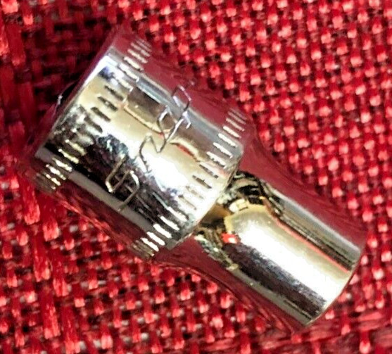 Snap-On TMM6 Metric 6mm Short Chrome Socket 1/4″dr 6pt 1″L 2008 USA Good 9/10 x