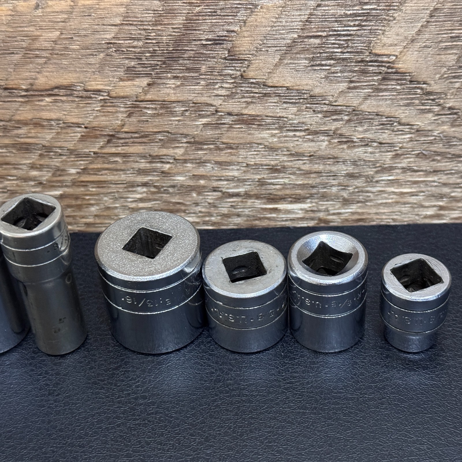 S-K Tools 3/8 Drive SAE Socket Lot 12PT 6PT Deep, STD, Universal & Ratchet 45170