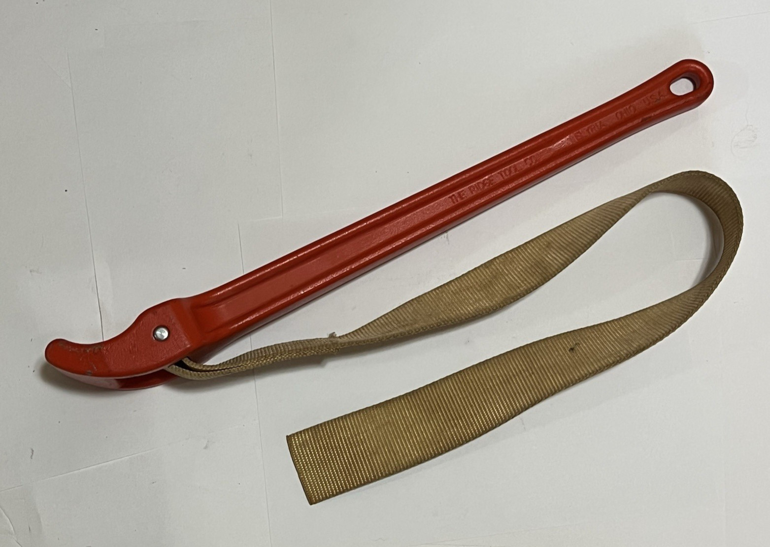 Ridgid Tools No 5 Aluminum Strap Pipe Wrench 18″ Long USA NICE