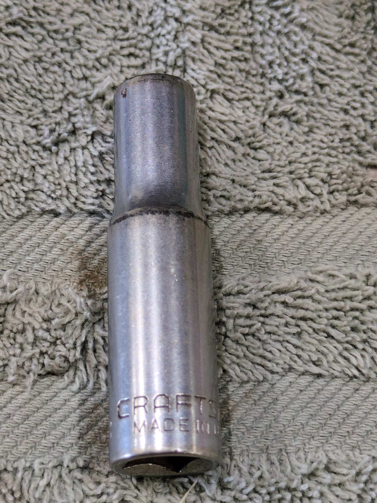 Craftsman 3/8″ 12 Point 3/8″ Drive Deep Socket -V- 43301 Made In USA