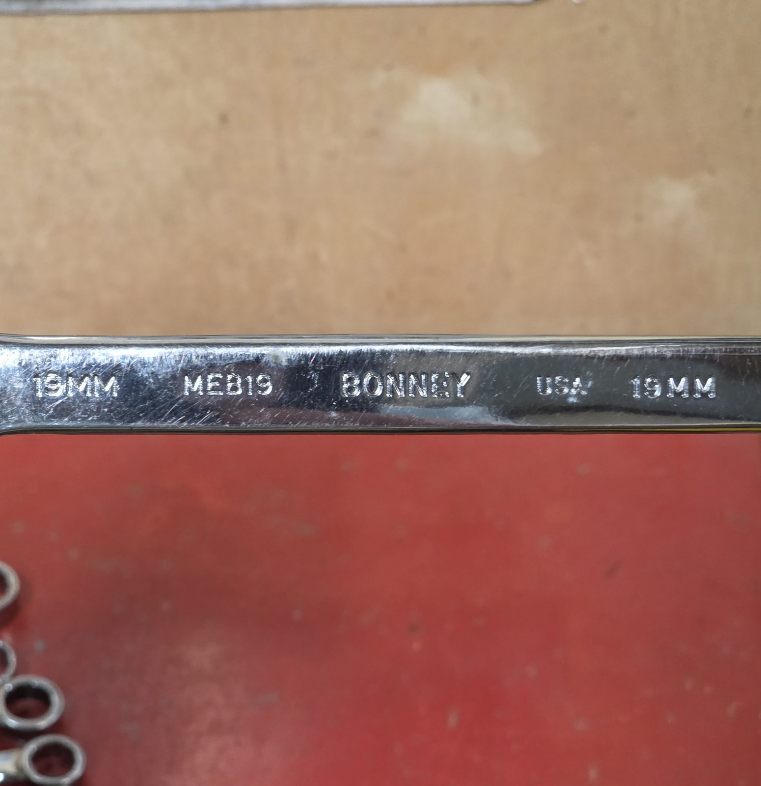 Bonney Tools Metric 11pc Short Combination Wrench Set 12pt B-80713 7-15 17, 19mm