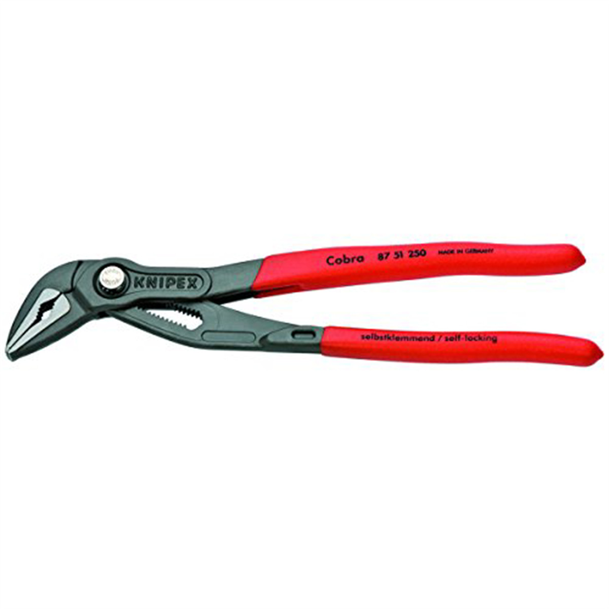 KNIPEX 8751250 Cobra ES Extra Slim Pliers 10 Inch Long Narrow Jaws