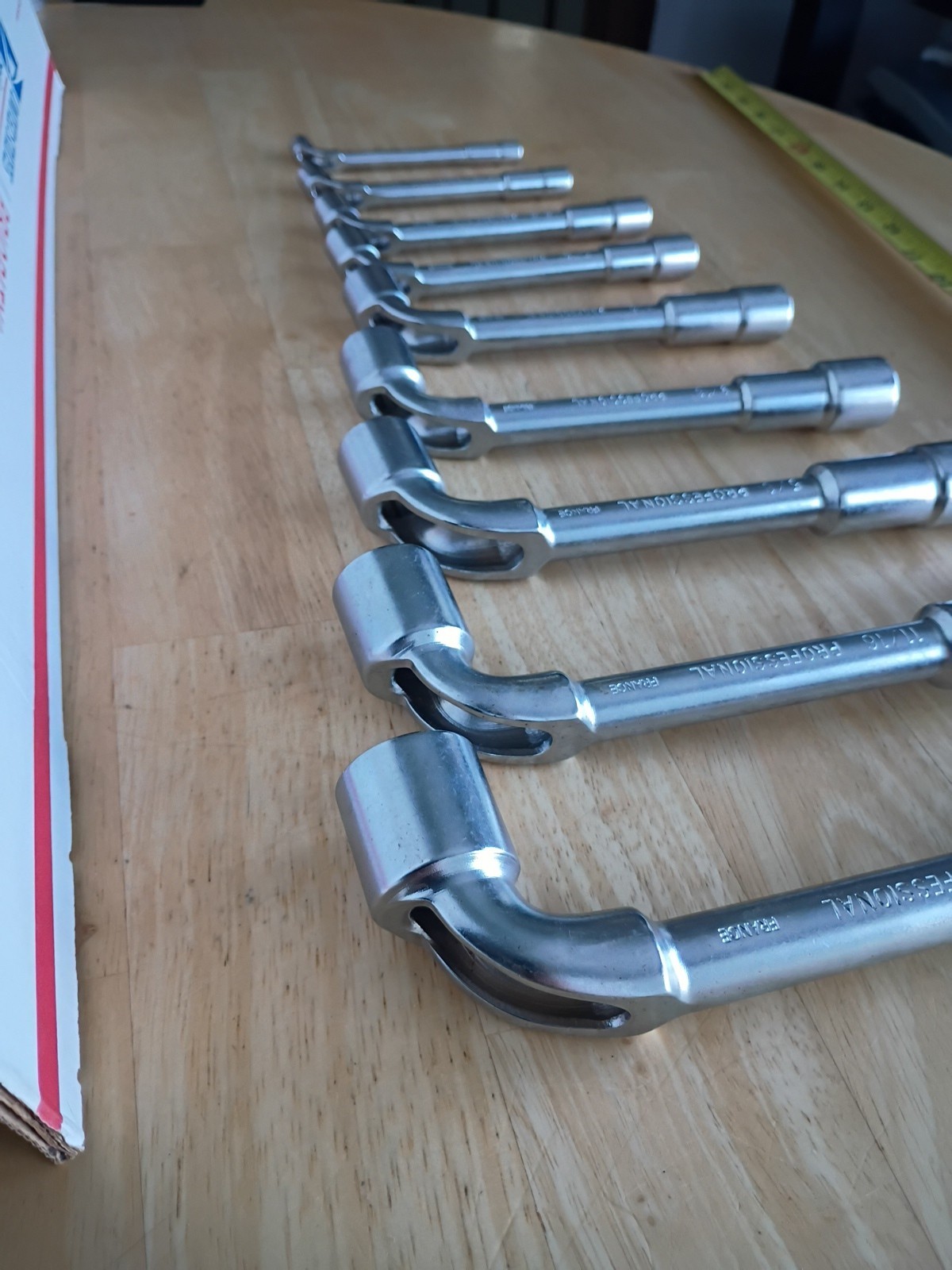 Craftsman Professional Angled Socket Wrench Set, 6pt / 12pt, France 34689