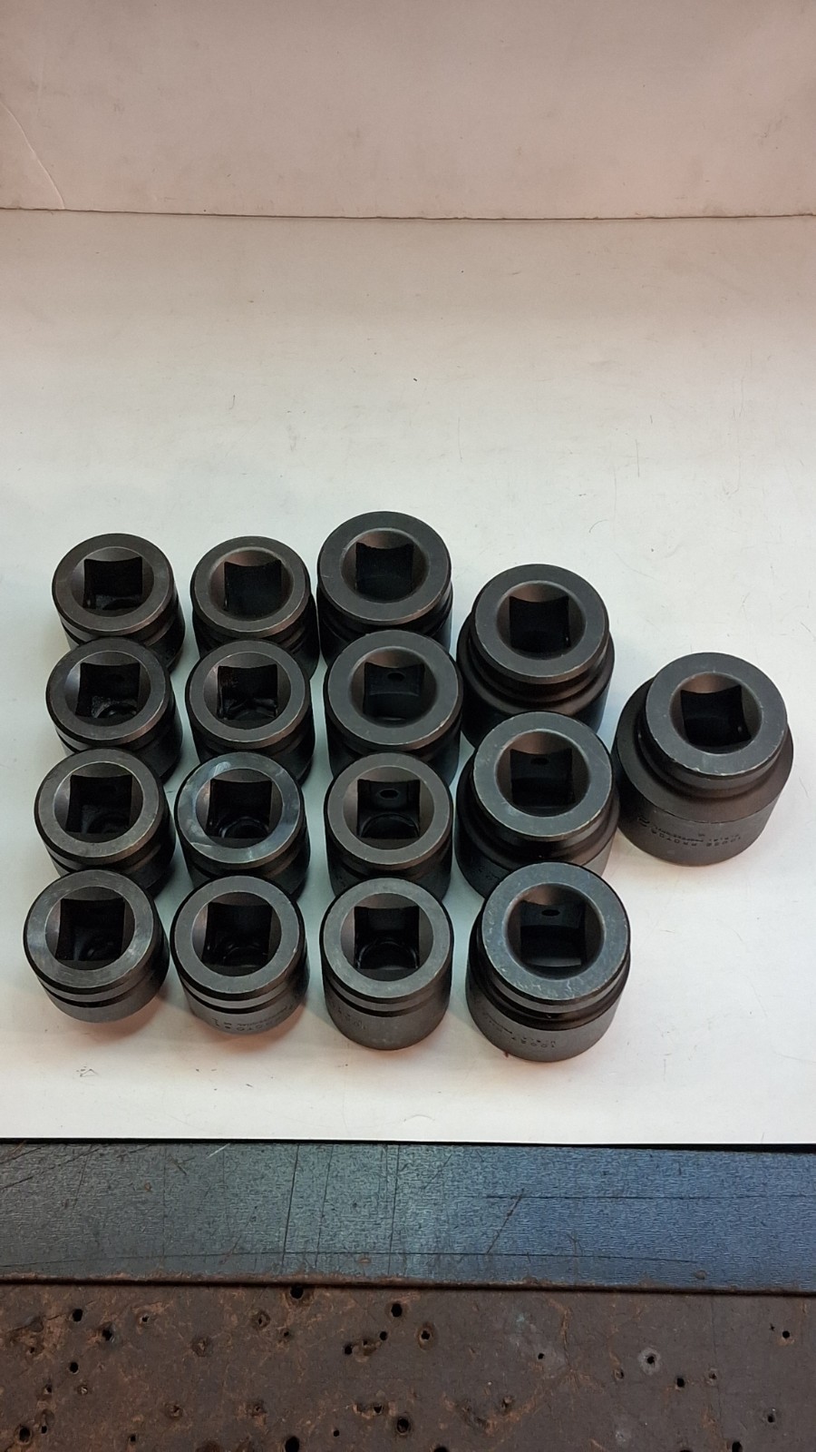 NOS PROTO PROFESSIONAL 18 PIECE 1″ DRIVE 6 POINT IMPACT SOCKET SET & EXTENSIONS