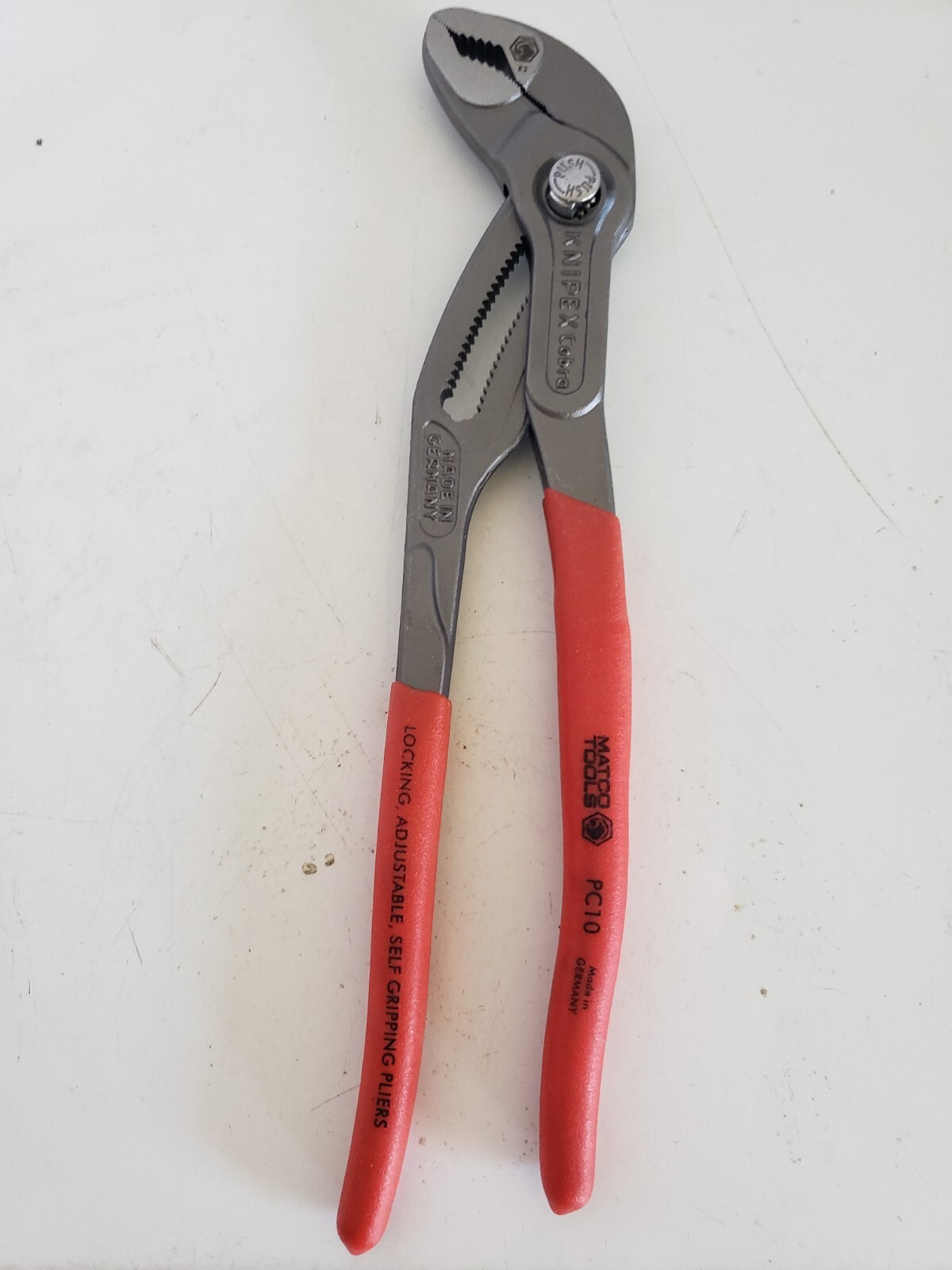 Matco Tools Knipex cobra PC10 locking self gripping pliers
