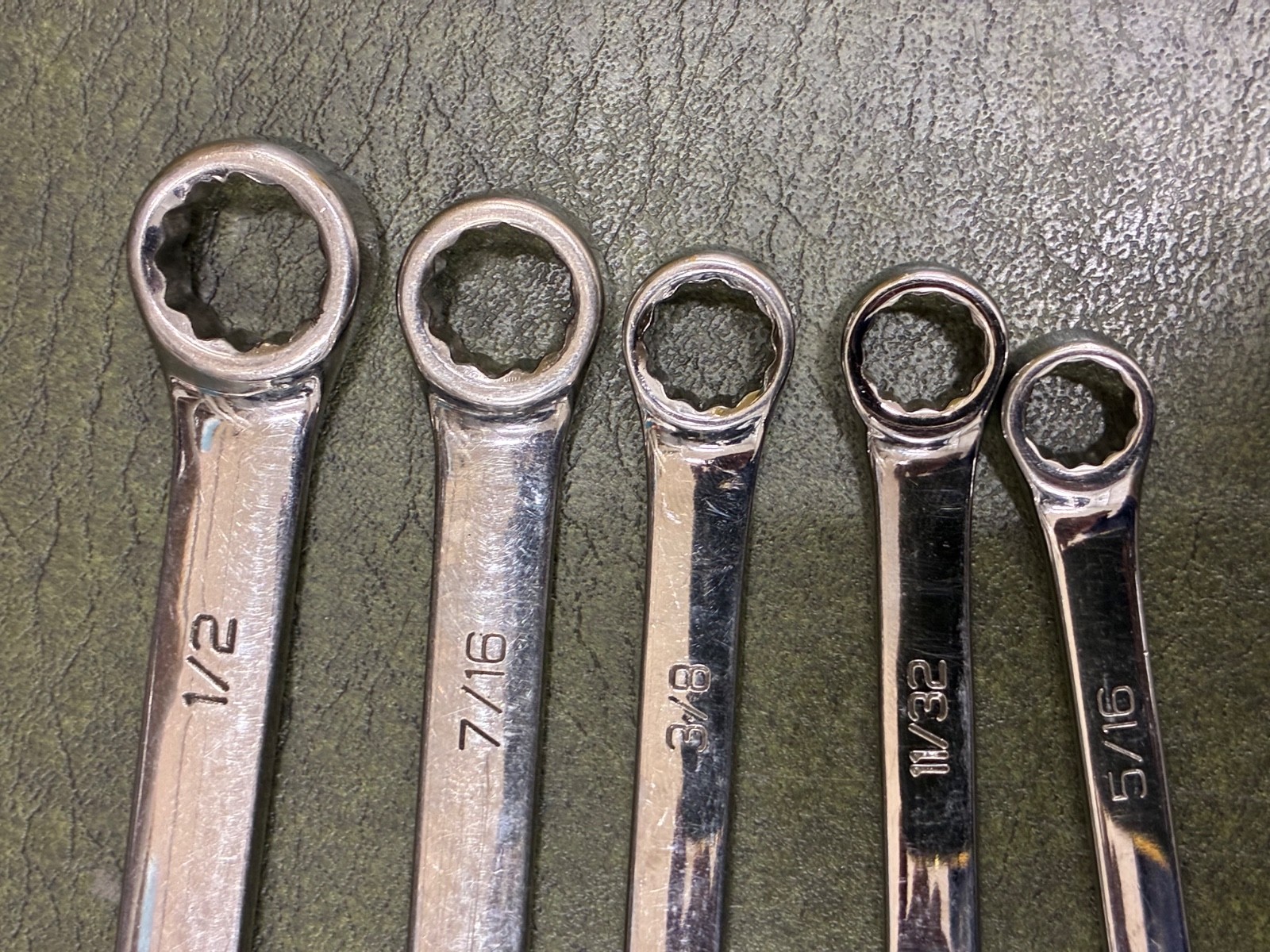 Armstrong USA Combination Wrench Set 8pc Smaller Sizes 5/16″ to 3/4″ – Good Used