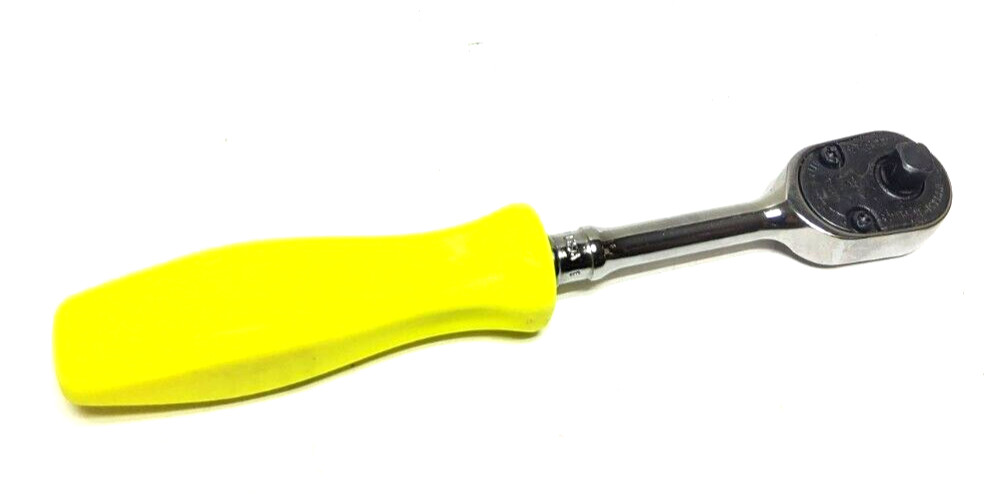 NEW Snap-on™ 1/4″ drive 6 7/8″ long Hi-Viz Handled Ratchet THLD72HV Dual 80 Tech
