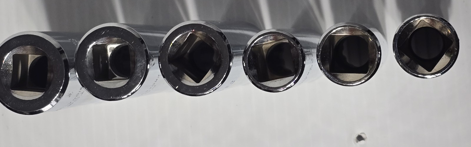 6 x PROTO 1/2″ Drive DEEP Sockets Metric 12pt 7/8, 13/16, 3/4, 5/8, 9/16, 1/2″