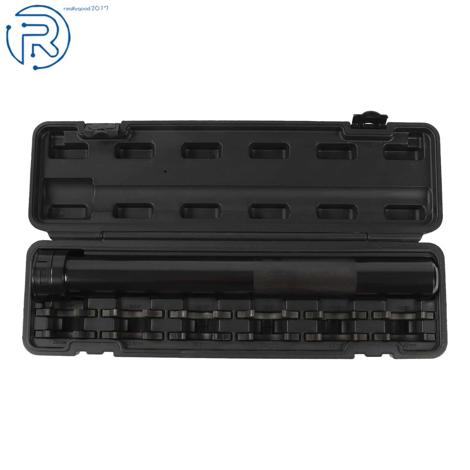 13PC Inner Tie Rod Removal Tool Kit with 12 SAE & Metric Crowfoot Adapters Steel