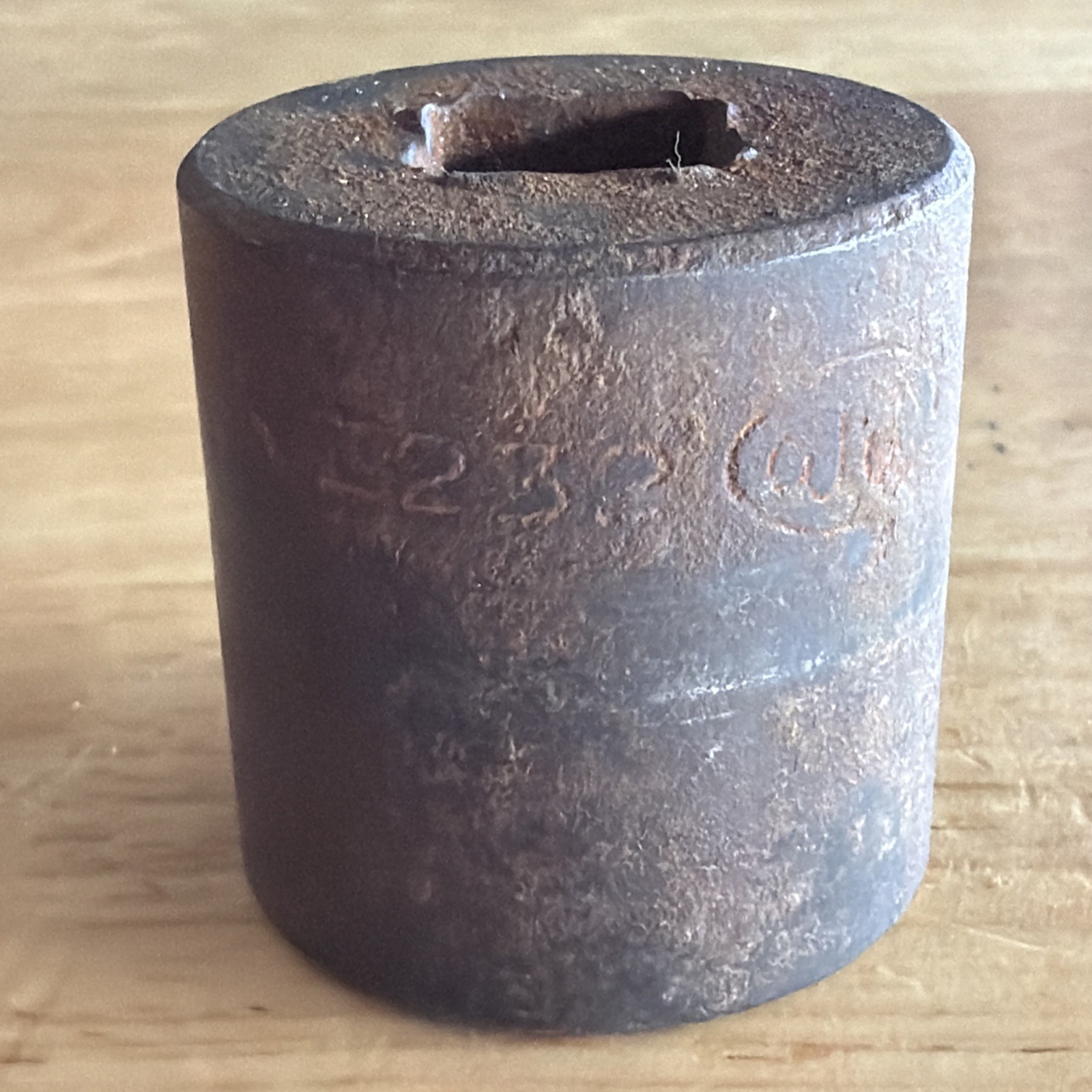 Walden Worcester 1″ Shallow Impact Socket 1/2″ Drive 6 Point 232 PD Vintage