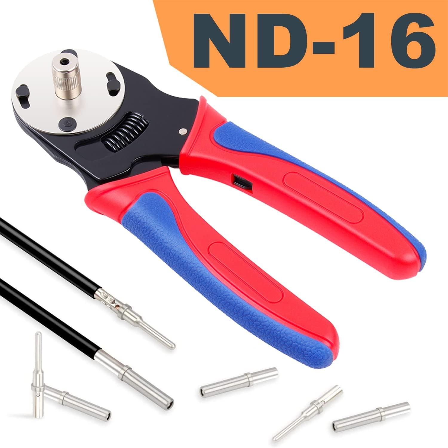 Newdeli Deutsch Crimp Tool Size 16 Connector 4 Way Blue, Black