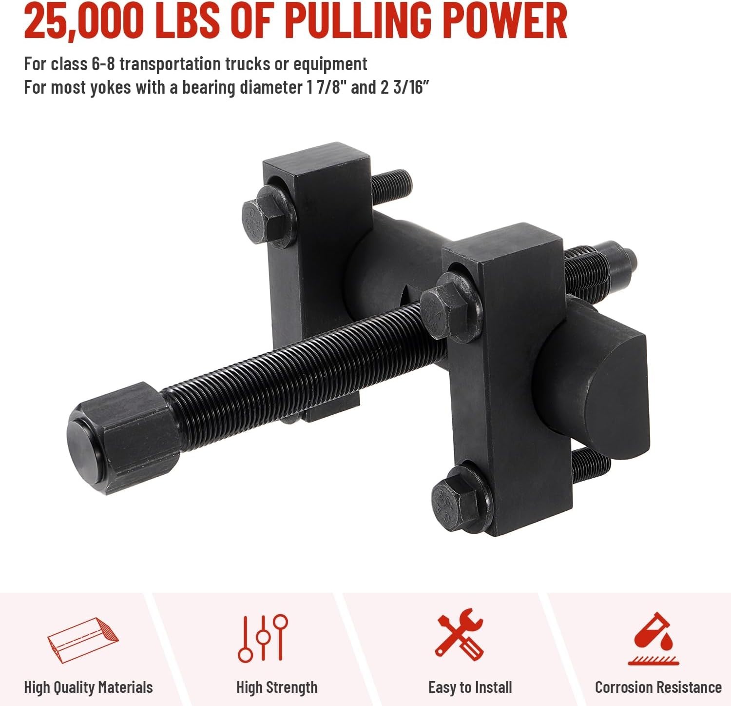 60050 Yoke Puller Heavy Duty Yoke Removal Tool for Class 6-8 Trucks