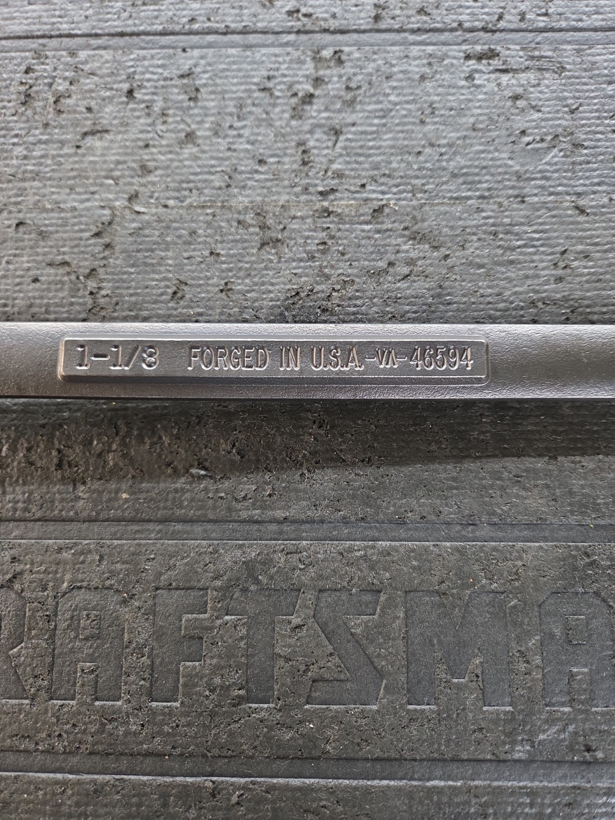 Craftsman Black Oxide 1 1/8″ Made In USA Combination Wrench 12 Point 46594