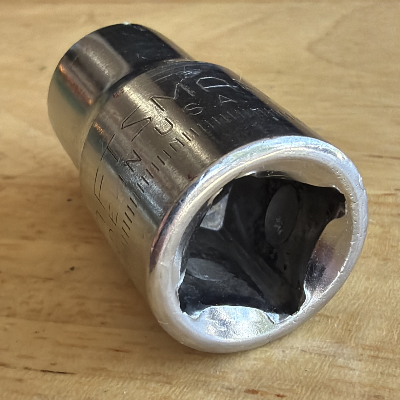 Craftsman Tools 13mm Shallow Socket 1/2″ Drive 6 Point G Series 44255 USA