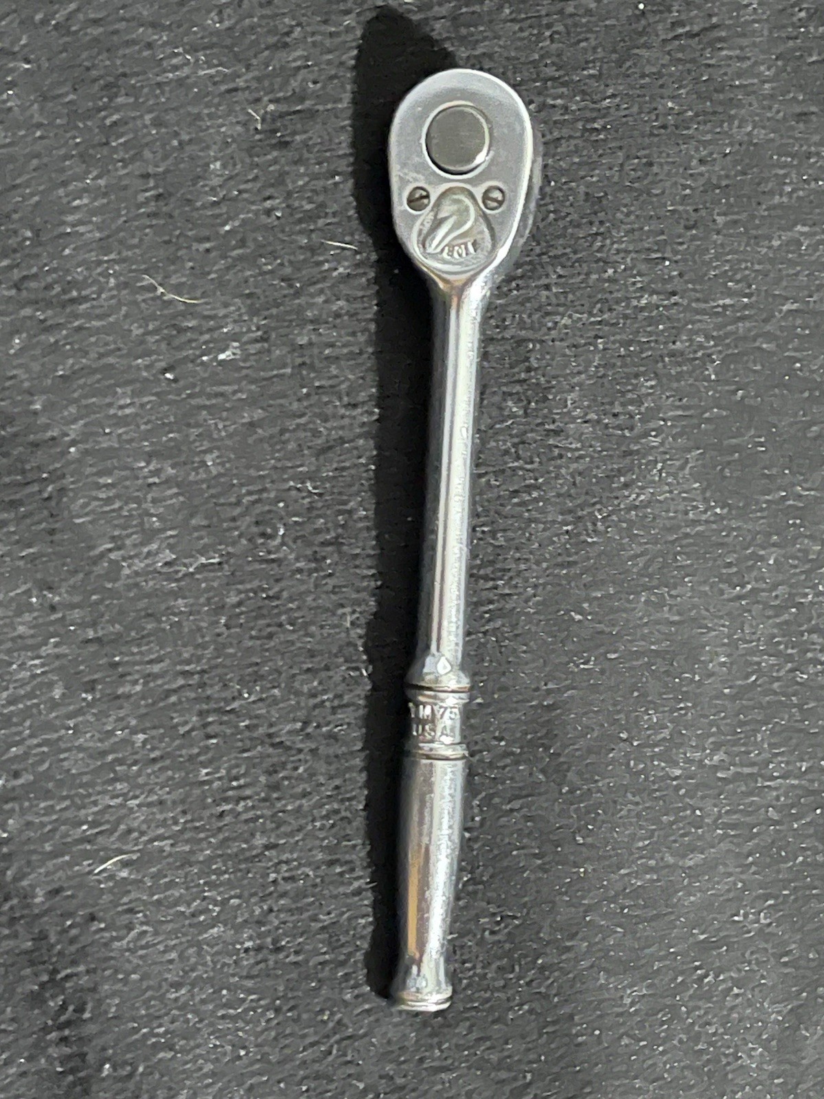 Snap-On TM75 1/4 Drive Ratchet Standard Handle 5 1/2” Long USA