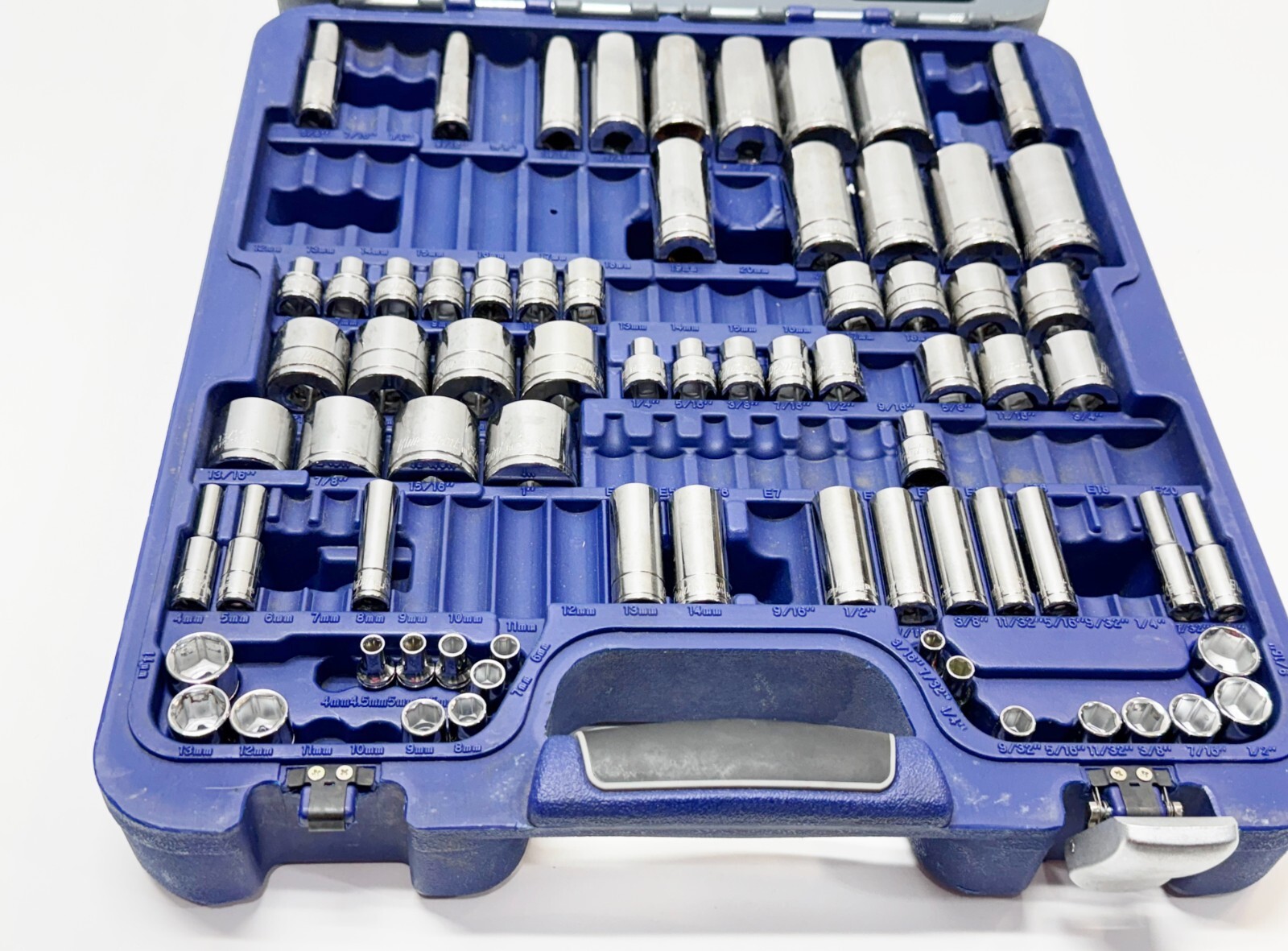 81/155 Pieces Blue-Point BLPGSSC155 Combination Drive SAE/ Metric 155 pc General