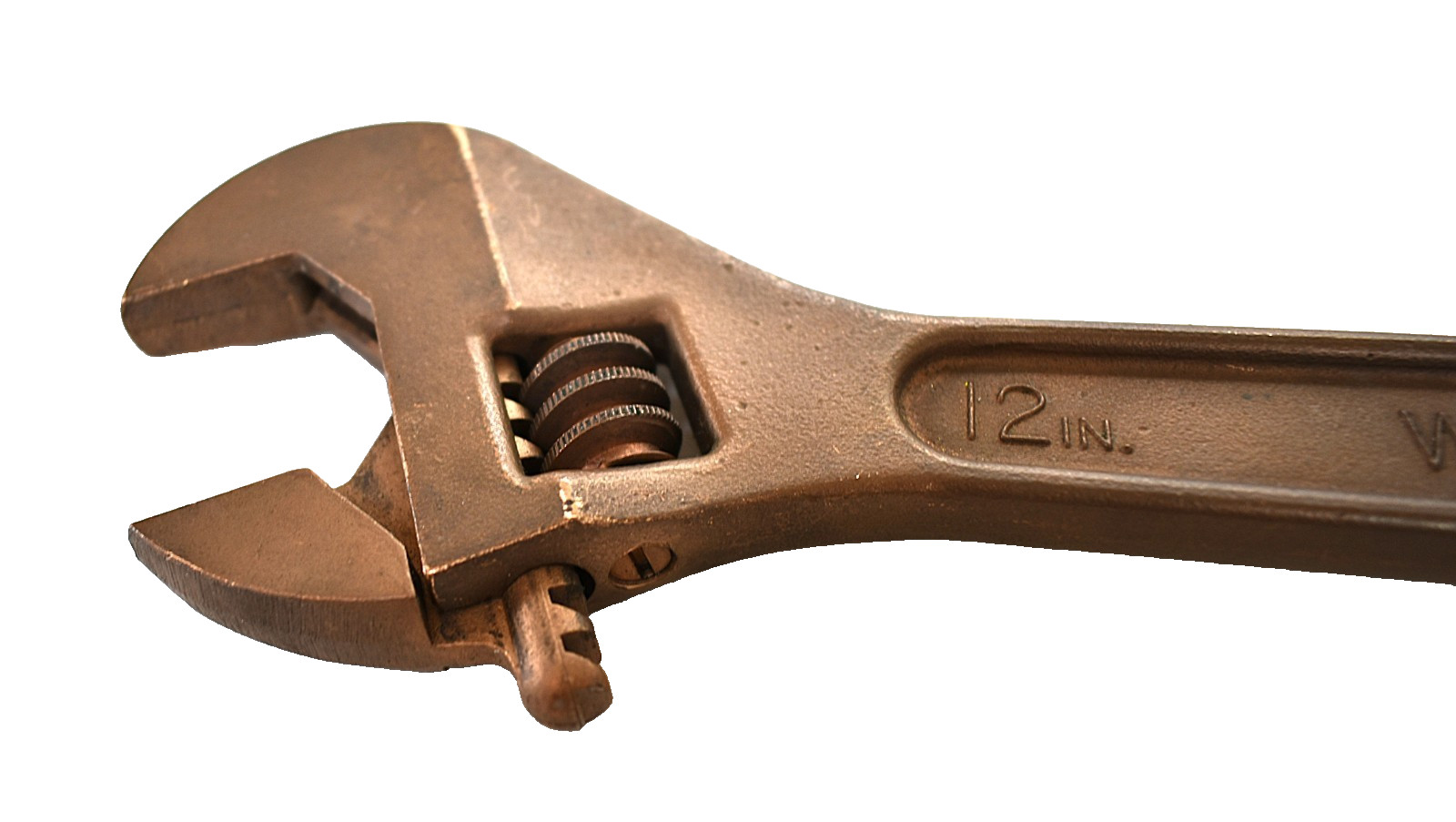 Berylco USA 12″ Adjustable Wrench W155 Beryllium Copper Non Magnetic / Sparking