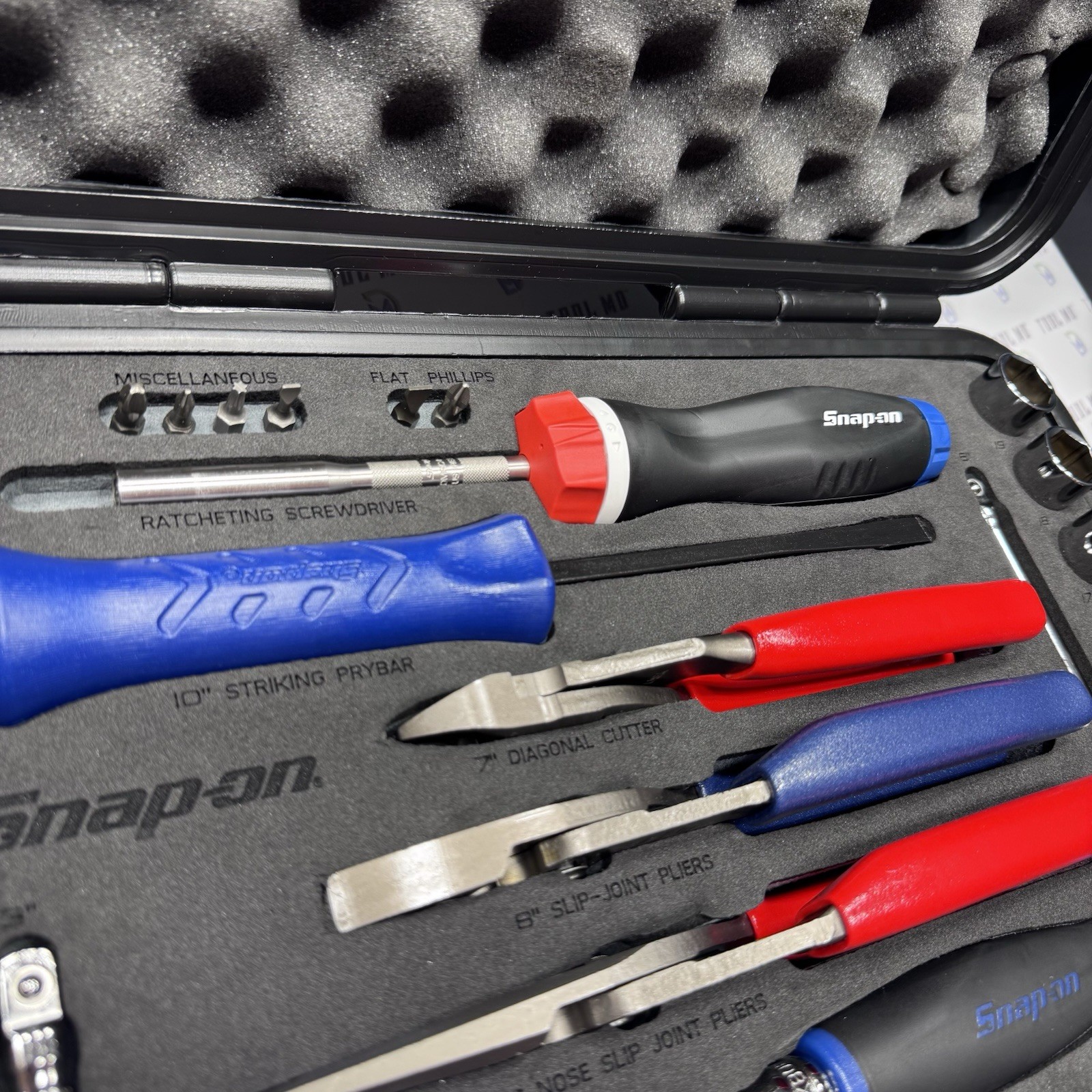 Snap-on Tools NEW LIMITED RED WHITE BLUE 33pc 3/8″ Drive Service Set 233FSMBFRWB