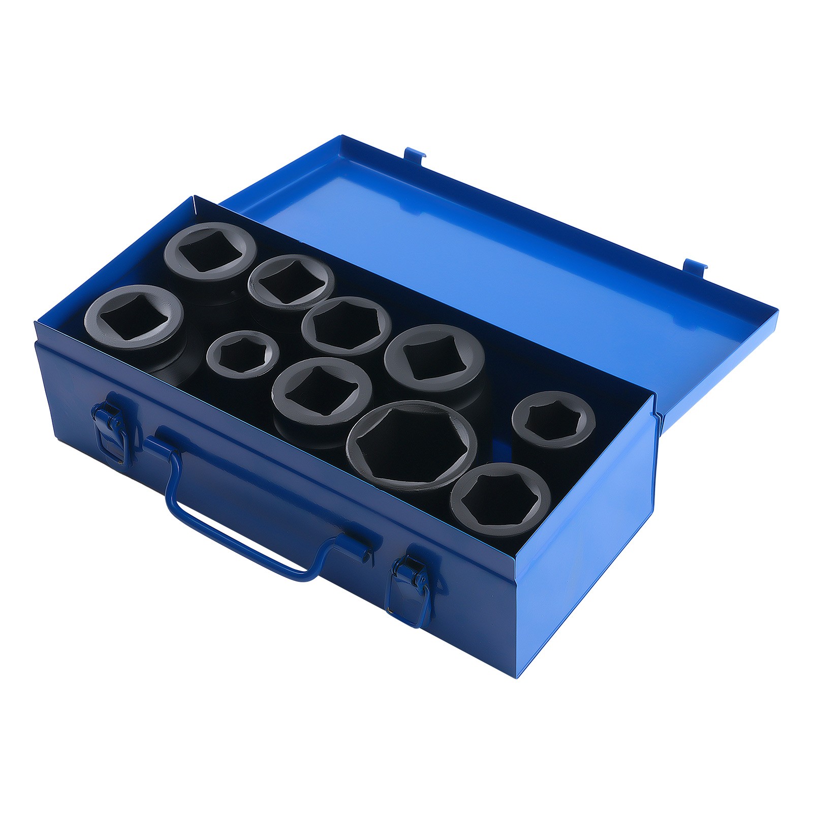 1in Drive Impact Socket Set 10pc 22-50mm 6-Point CR-V Heavy Truck Tool Kit