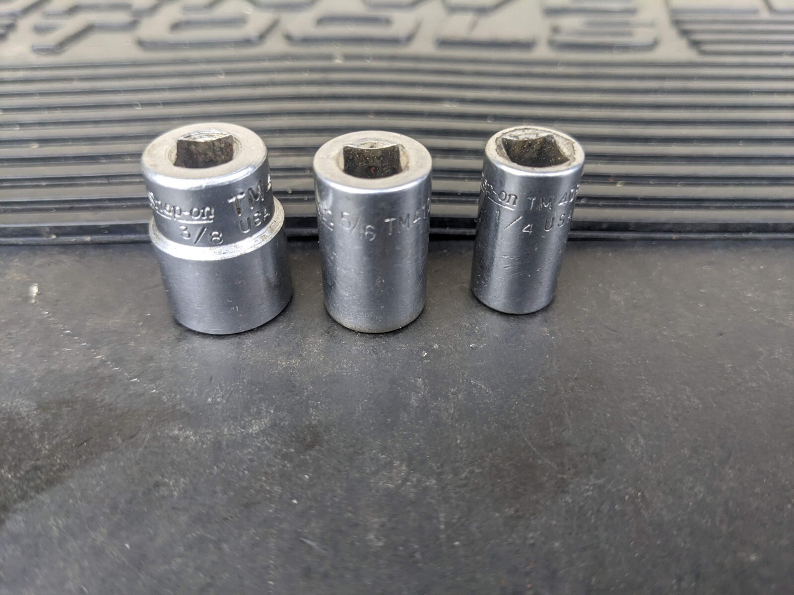 #be949 SNAP ON TOOLS Double Square 8pt Sockets,1/4” Drive (TM408,410, TM412)